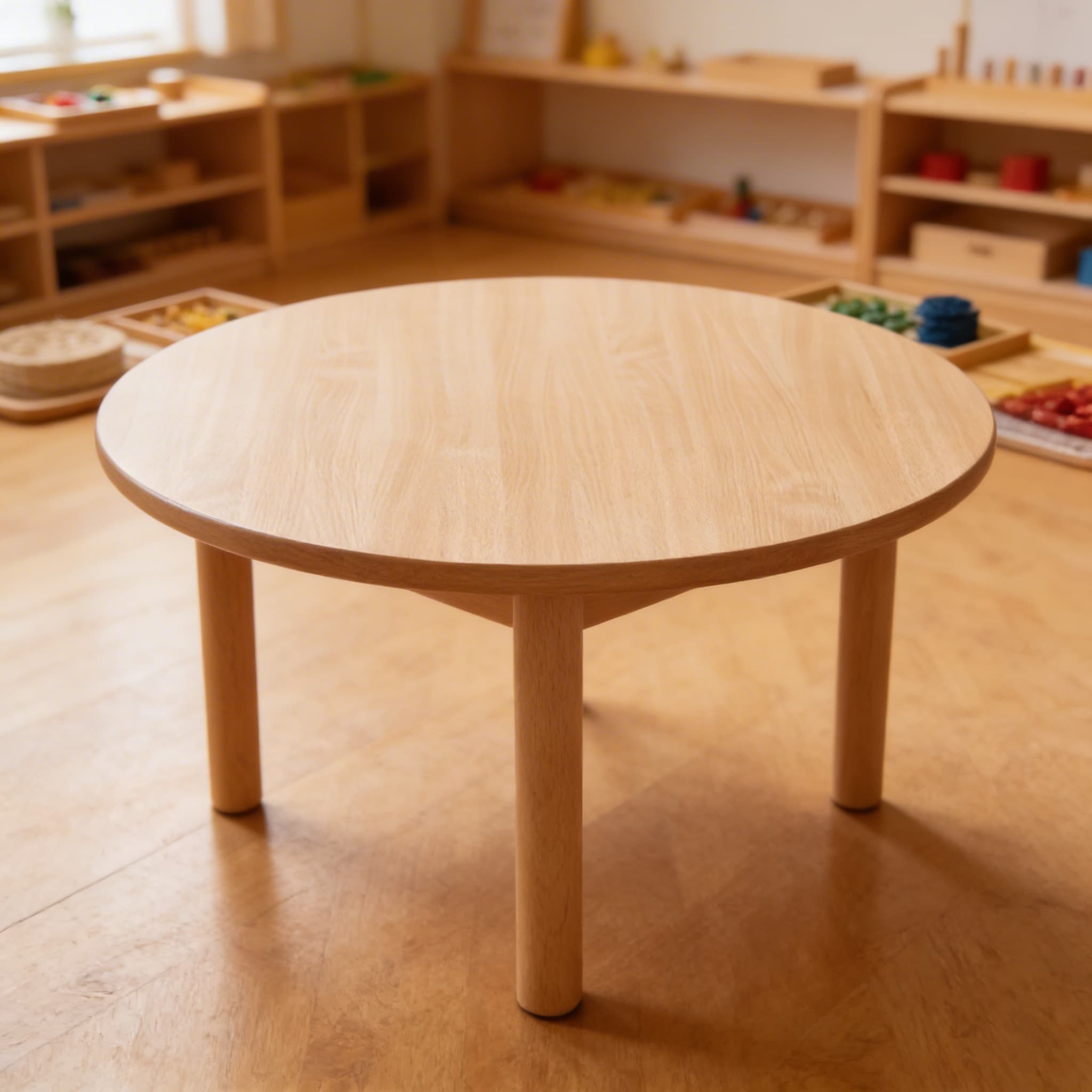 Runde Tischplatte: Buche - Ø 115 × 2 cm — Ansicht 3