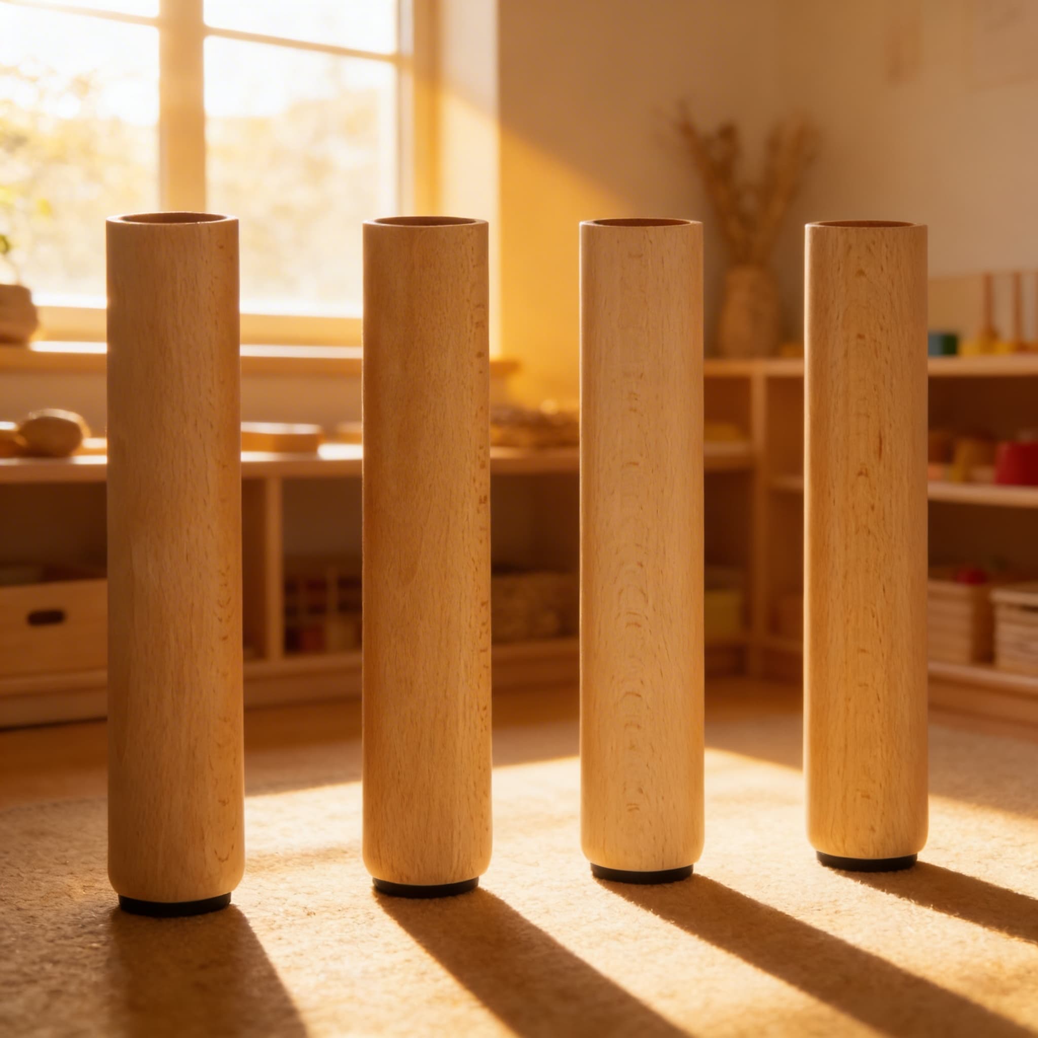 4er-Set Tischbeine: Höhe 26 cm — Ansicht 4