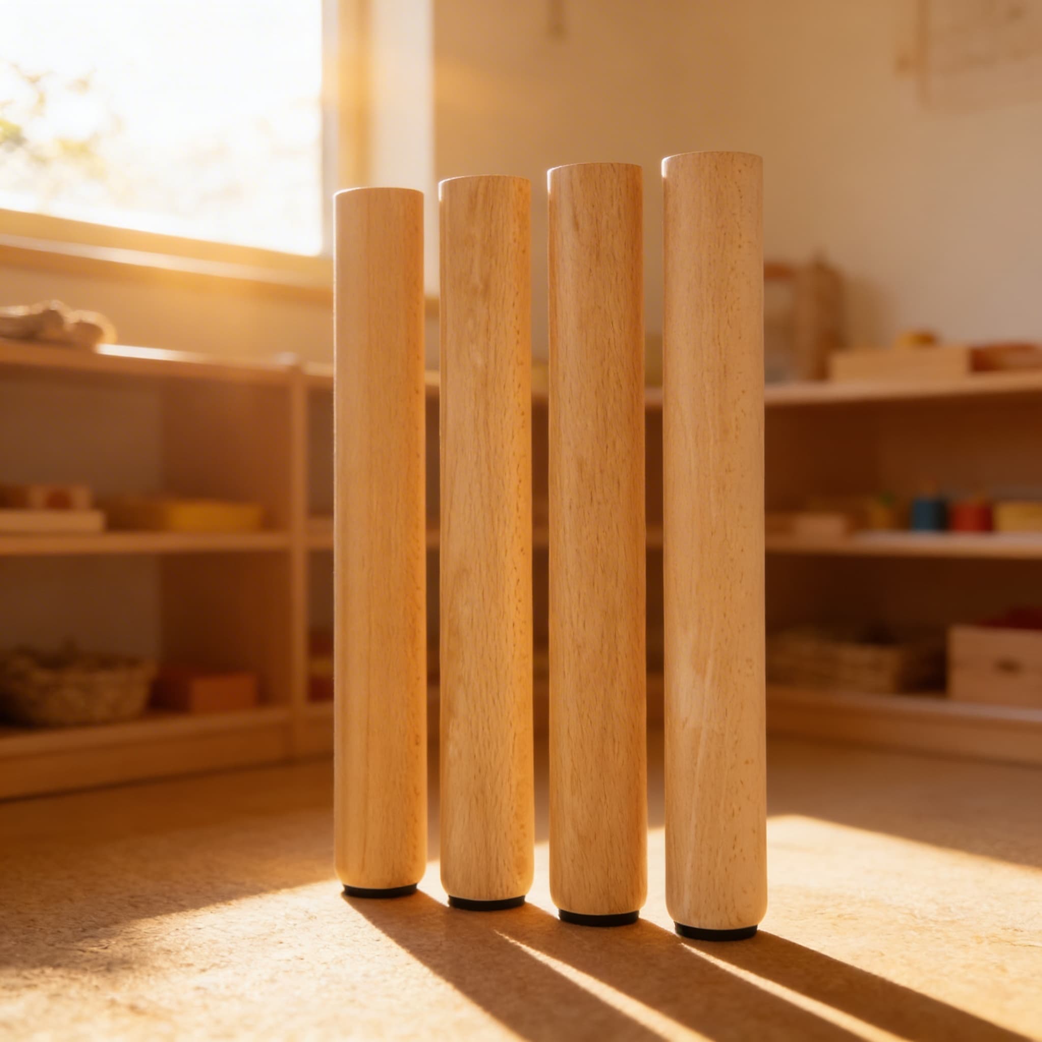 4er-Set Tischbeine: Höhe 35 cm — Ansicht 4