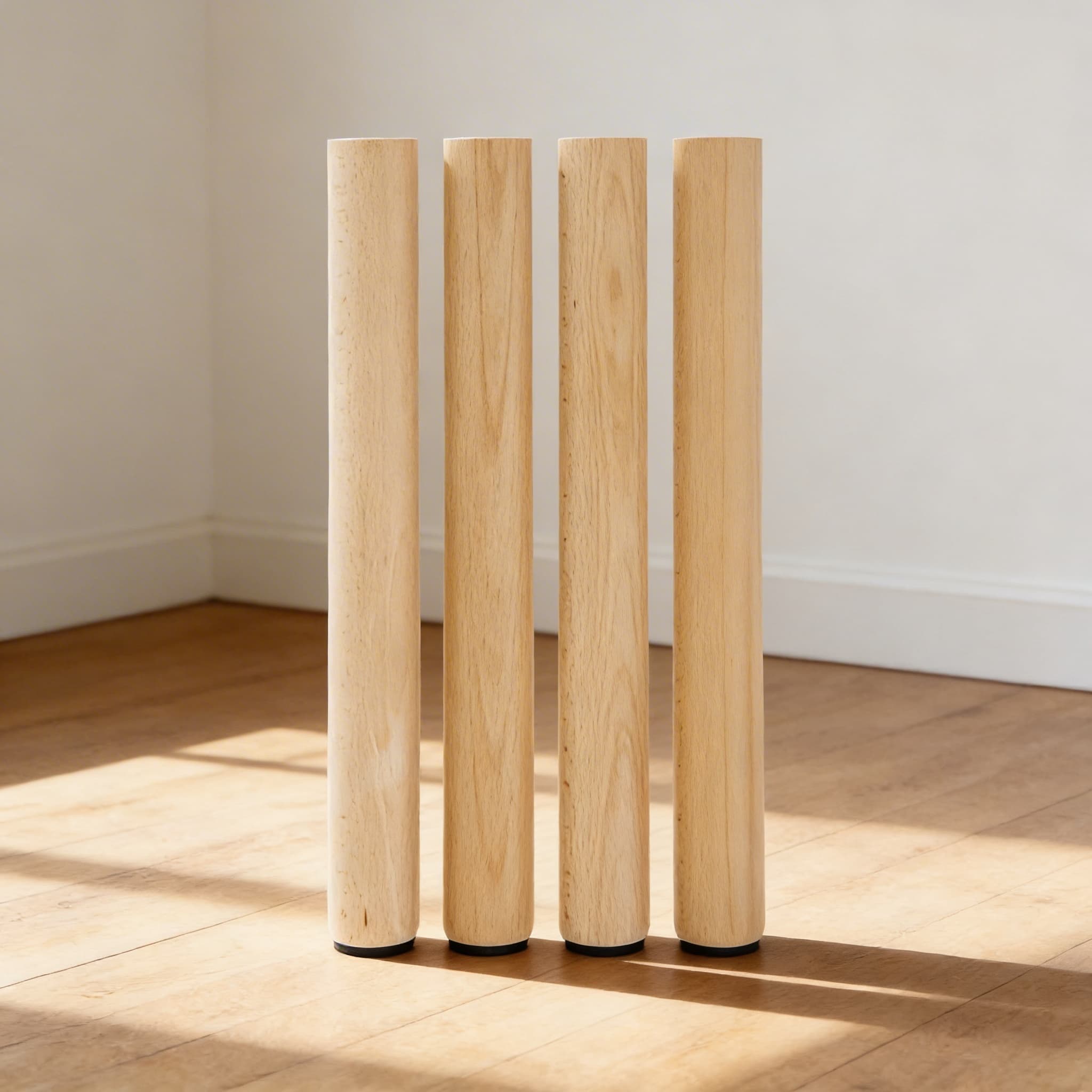 4er-Set Tischbeine: Höhe 46 cm