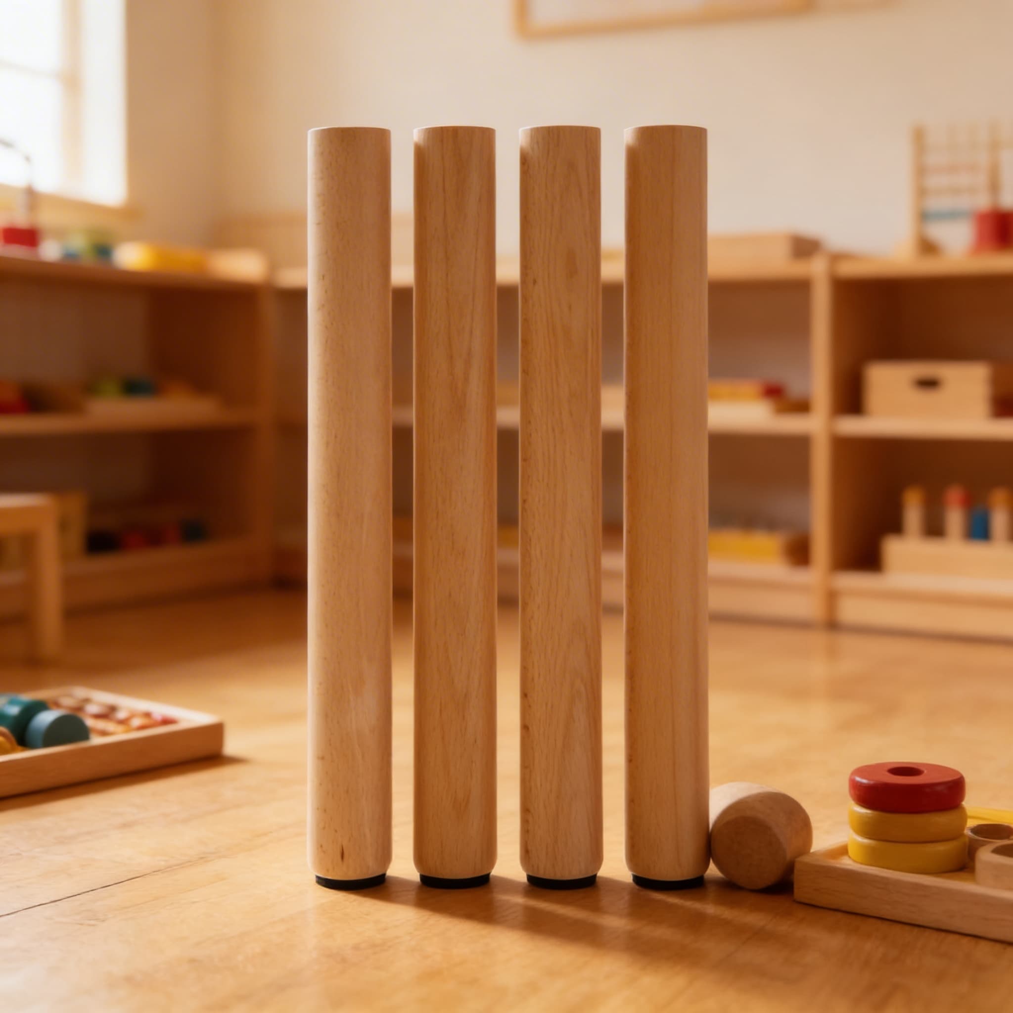 4er-Set Tischbeine: Höhe 46 cm — Ansicht 3