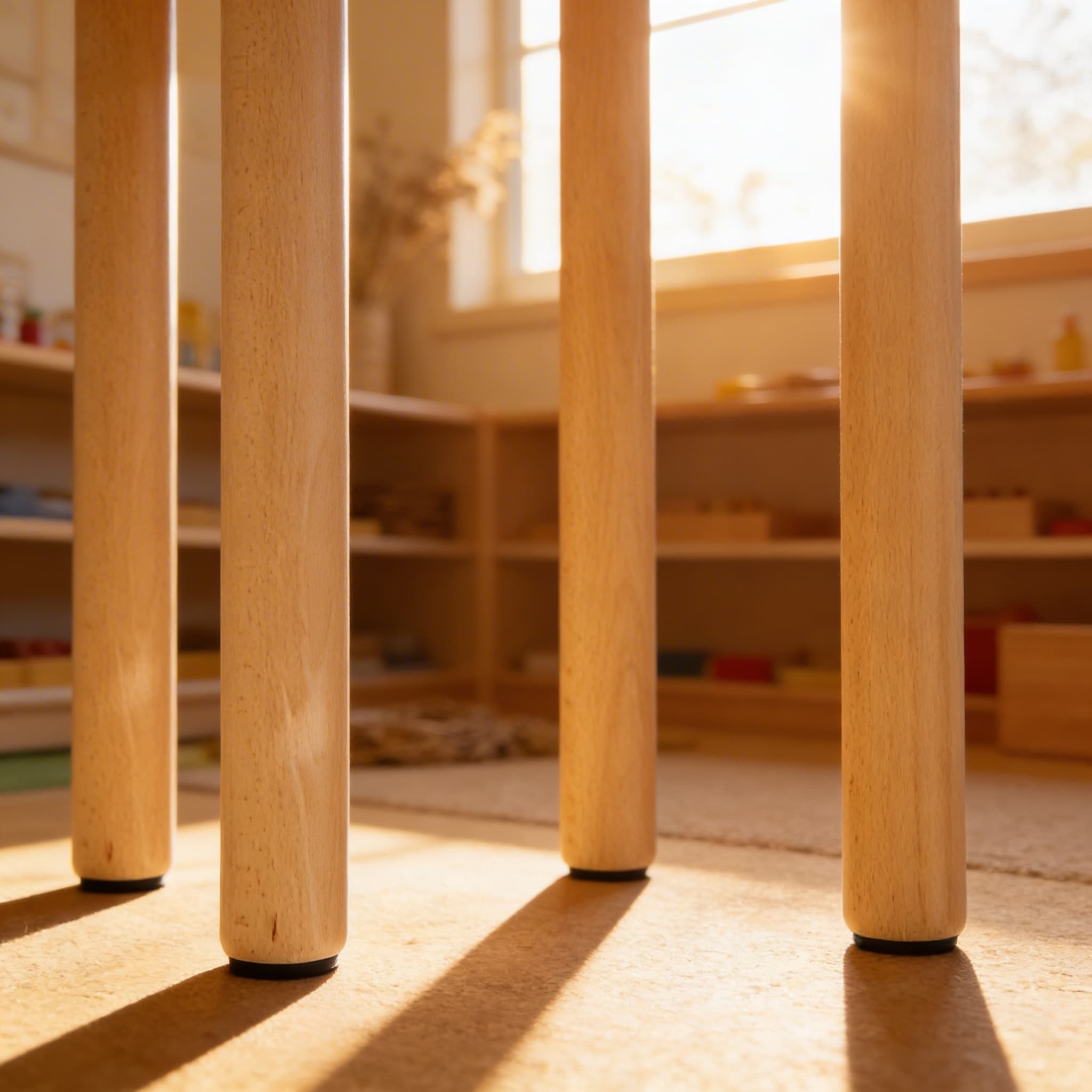 4er-Set Tischbeine: Höhe 46 cm — Ansicht 4