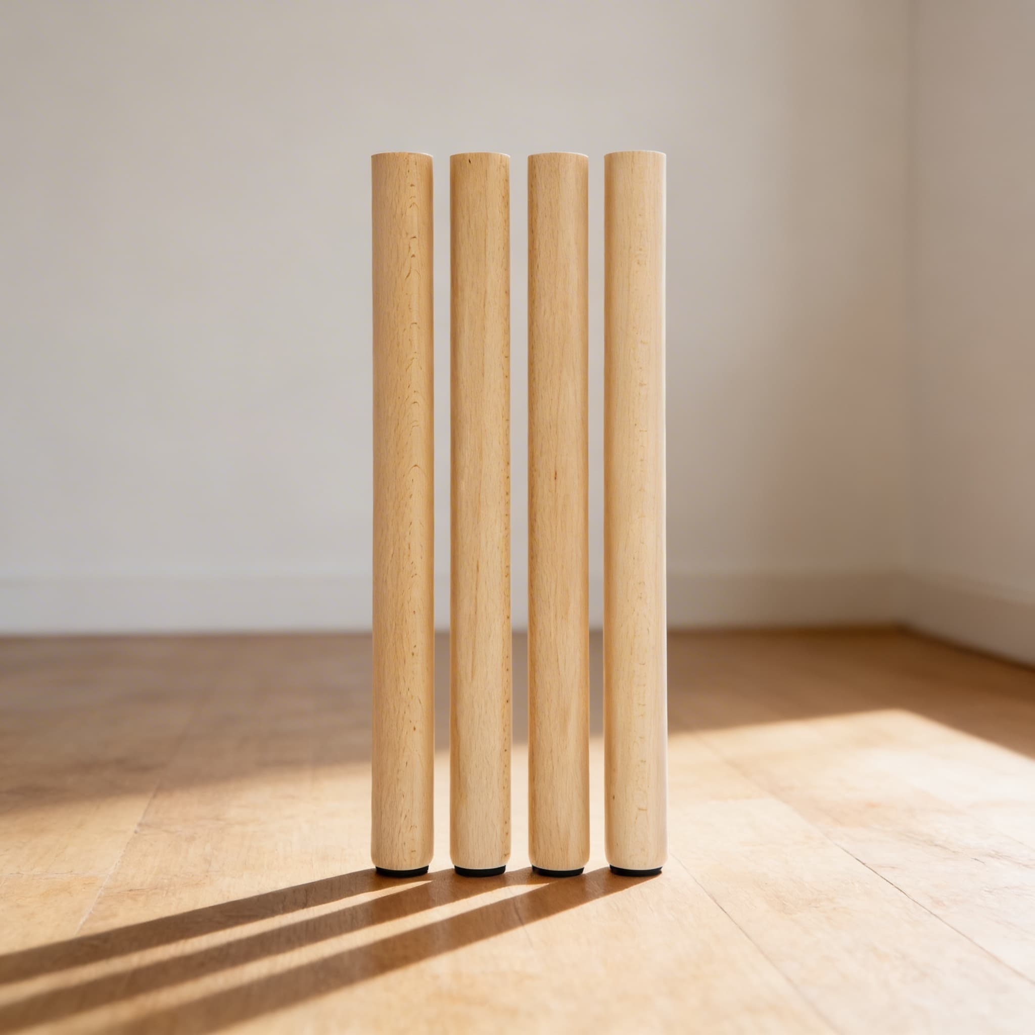 4er-Set Tischbeine: Höhe 59 cm