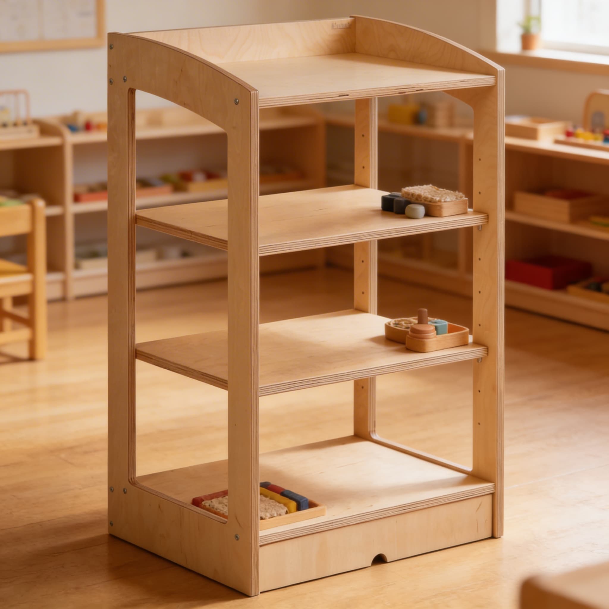 Geometrie-/Biologieschrank: Offene Rückseite (93 cm) — Detailansicht