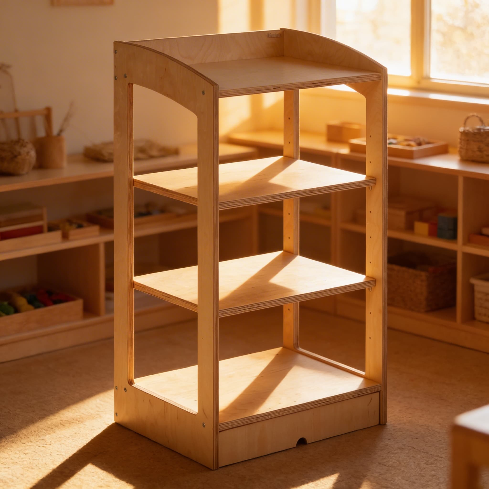 Geometrie-/Biologieschrank: Offene Rückseite (93 cm) — Im Einsatz