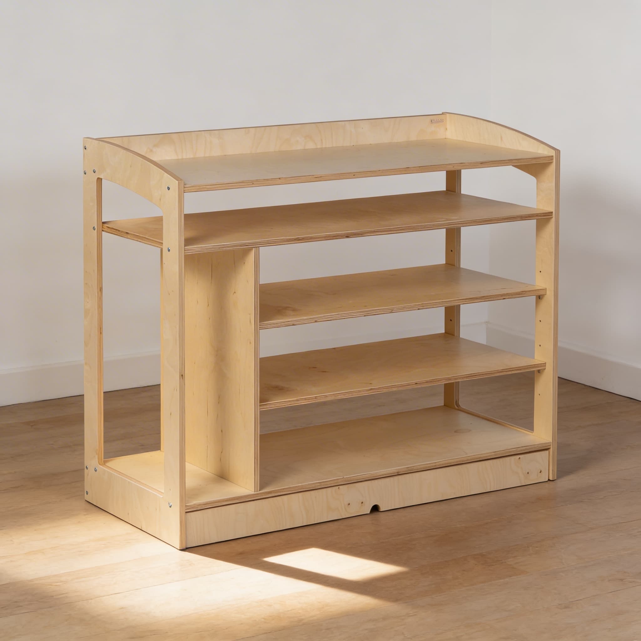 Sinnesmaterialschrank: Offene Rückseite (93 cm) — Katalogansicht