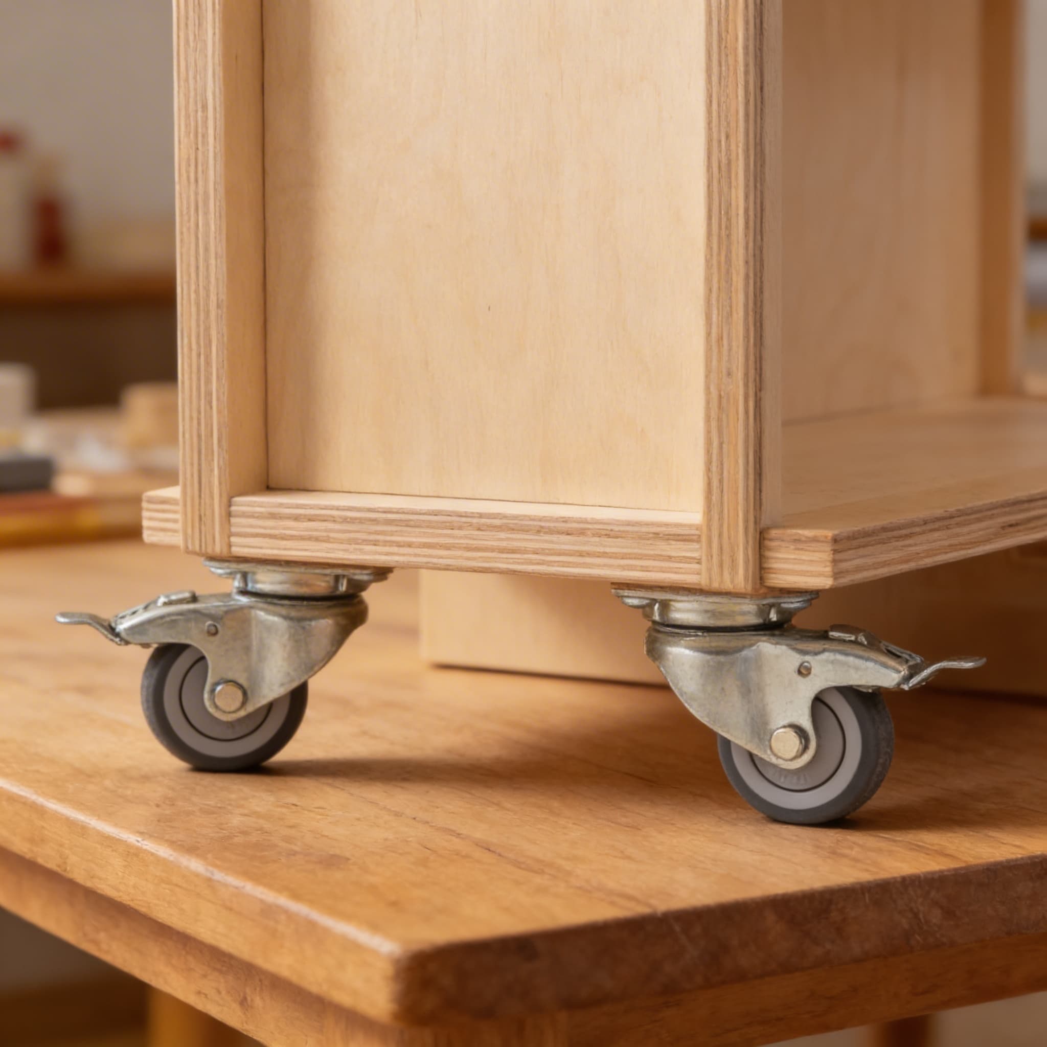 Tablett ohne Gleiter: Transparent (15 cm) — Ansicht 3