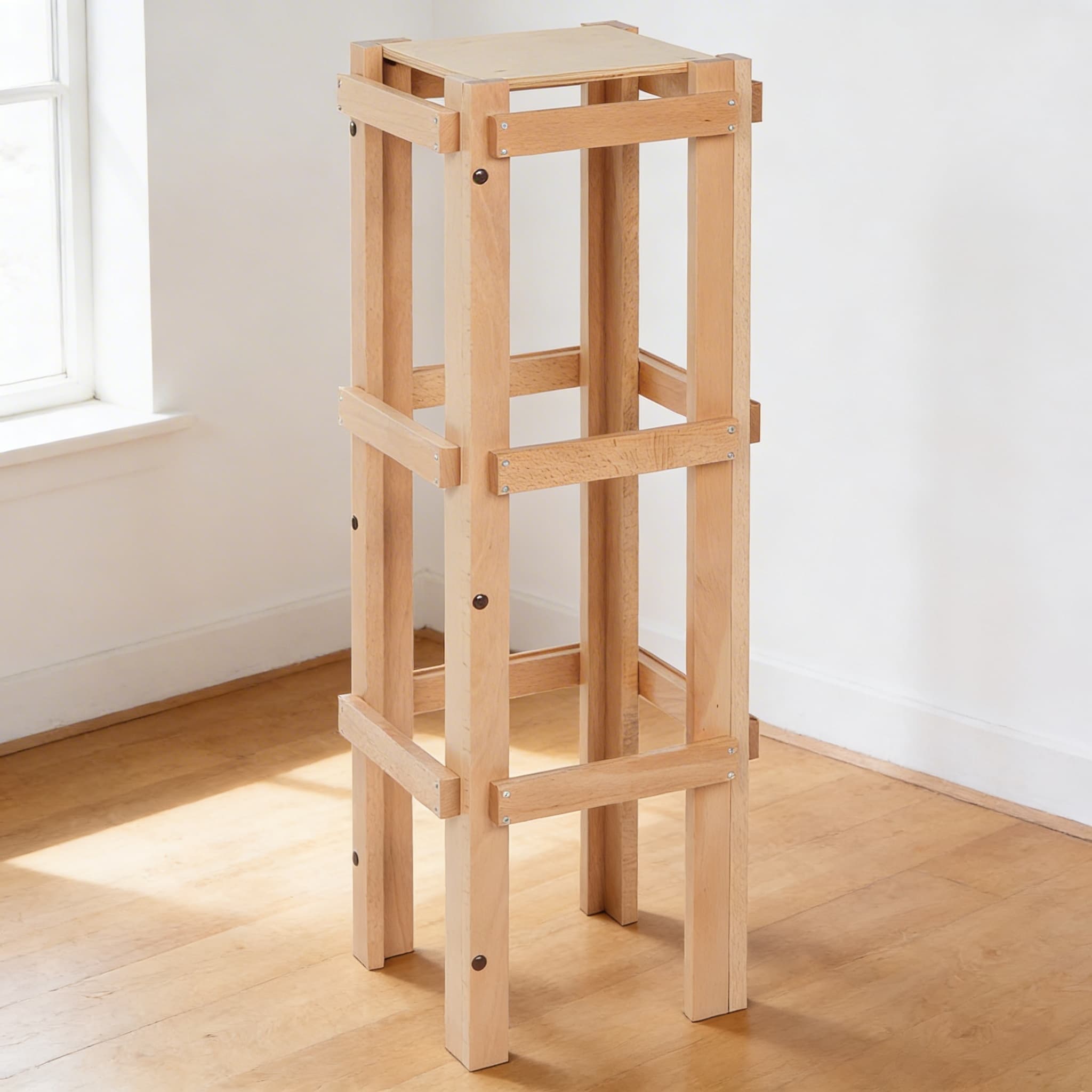 Anziehrahmen-Ständer — Professionelle Aufbewahrung — Seitenansicht