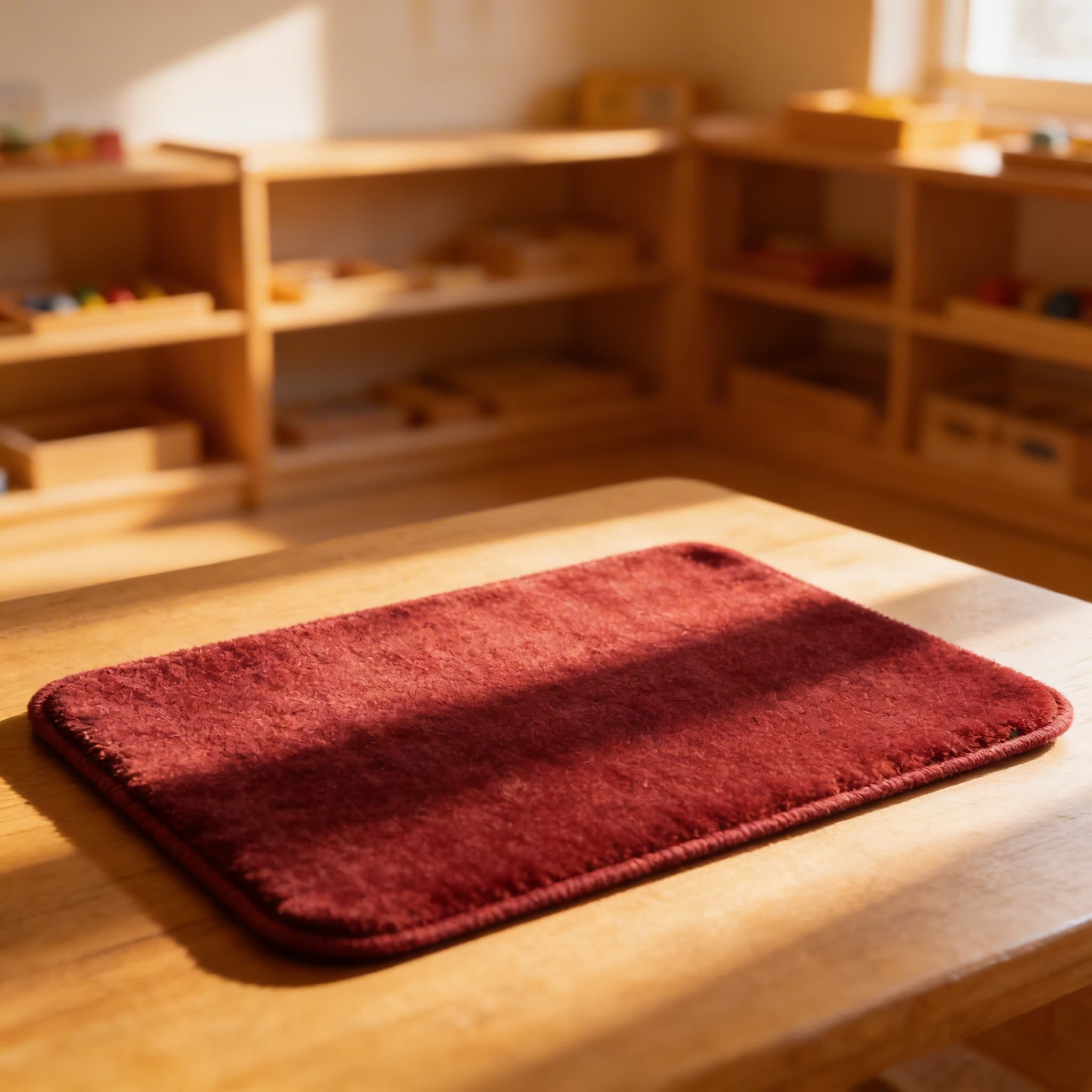 Burgunderroter Teppich — Im Einsatz