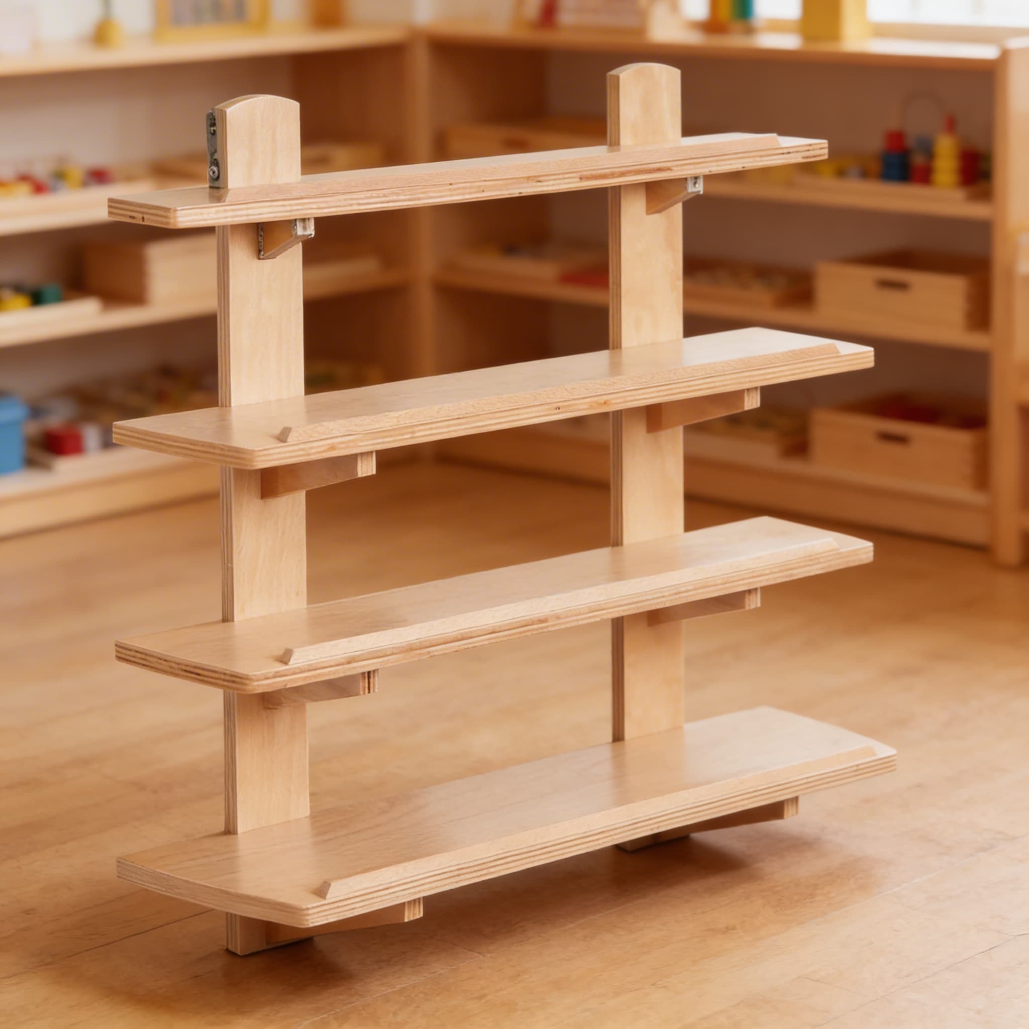 Metallrahmen-Gestell — Boden- und Wandaufstellung — Detailansicht