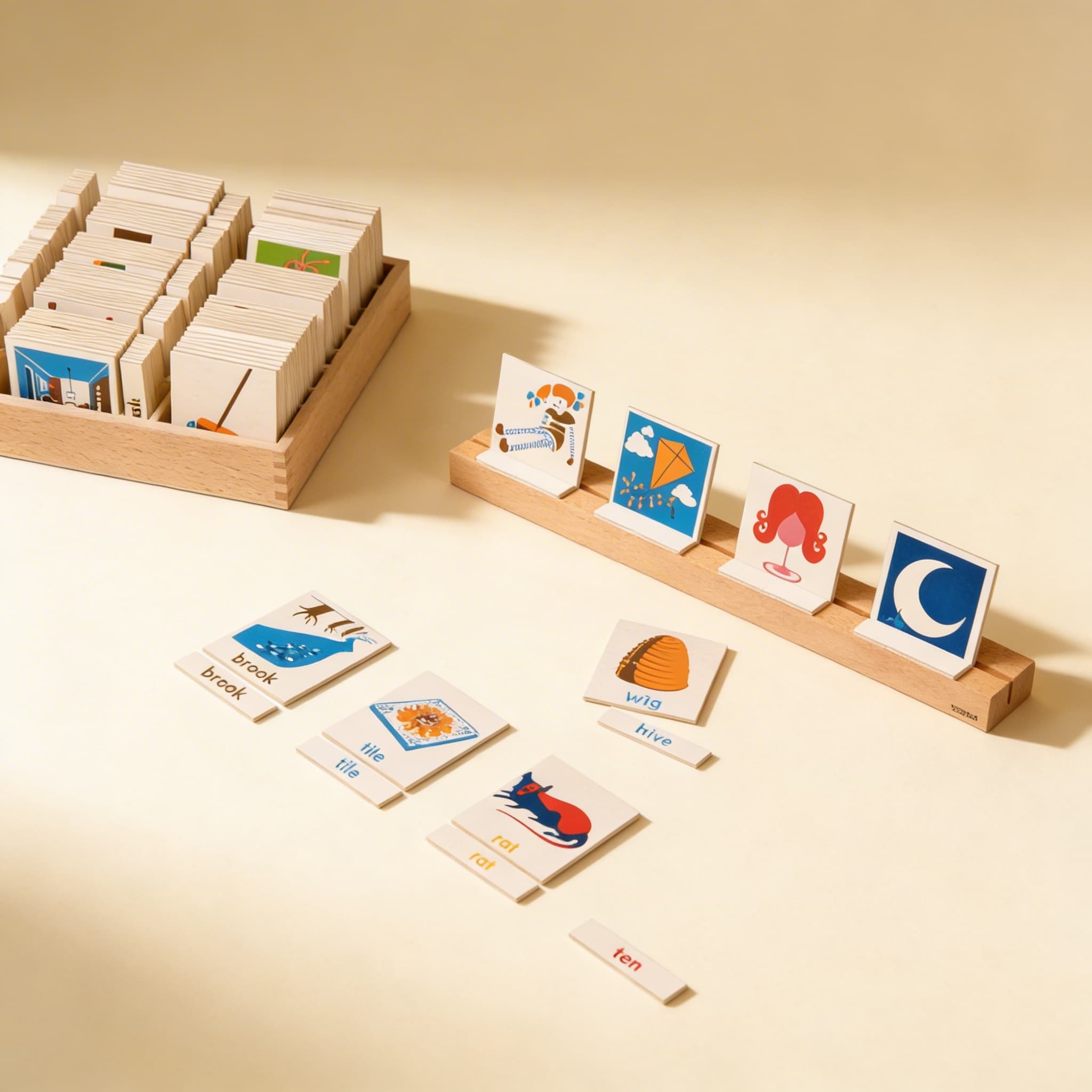 Individuální materiál na čtení — Boční pohled