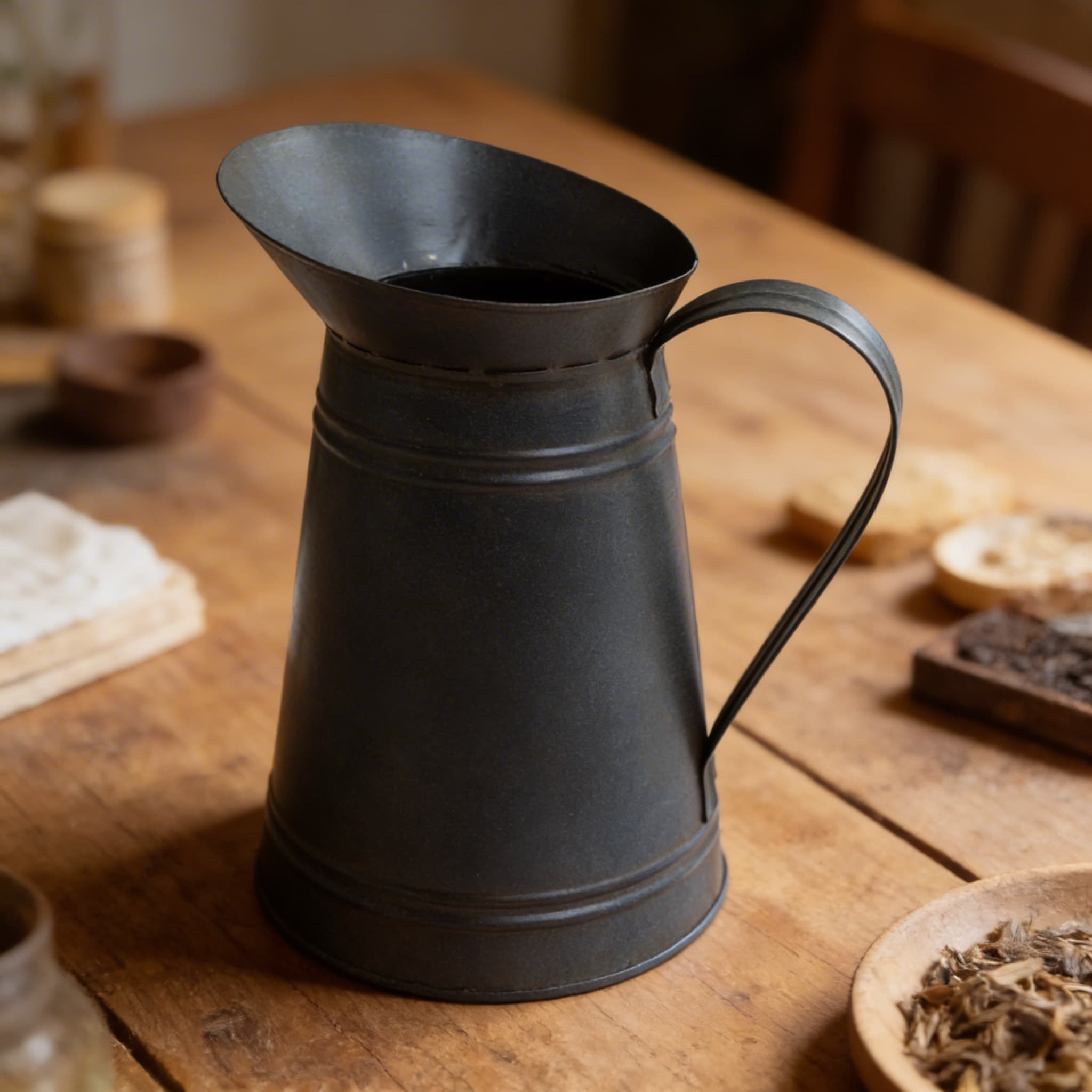 Metallkanne: Groß — Detailansicht