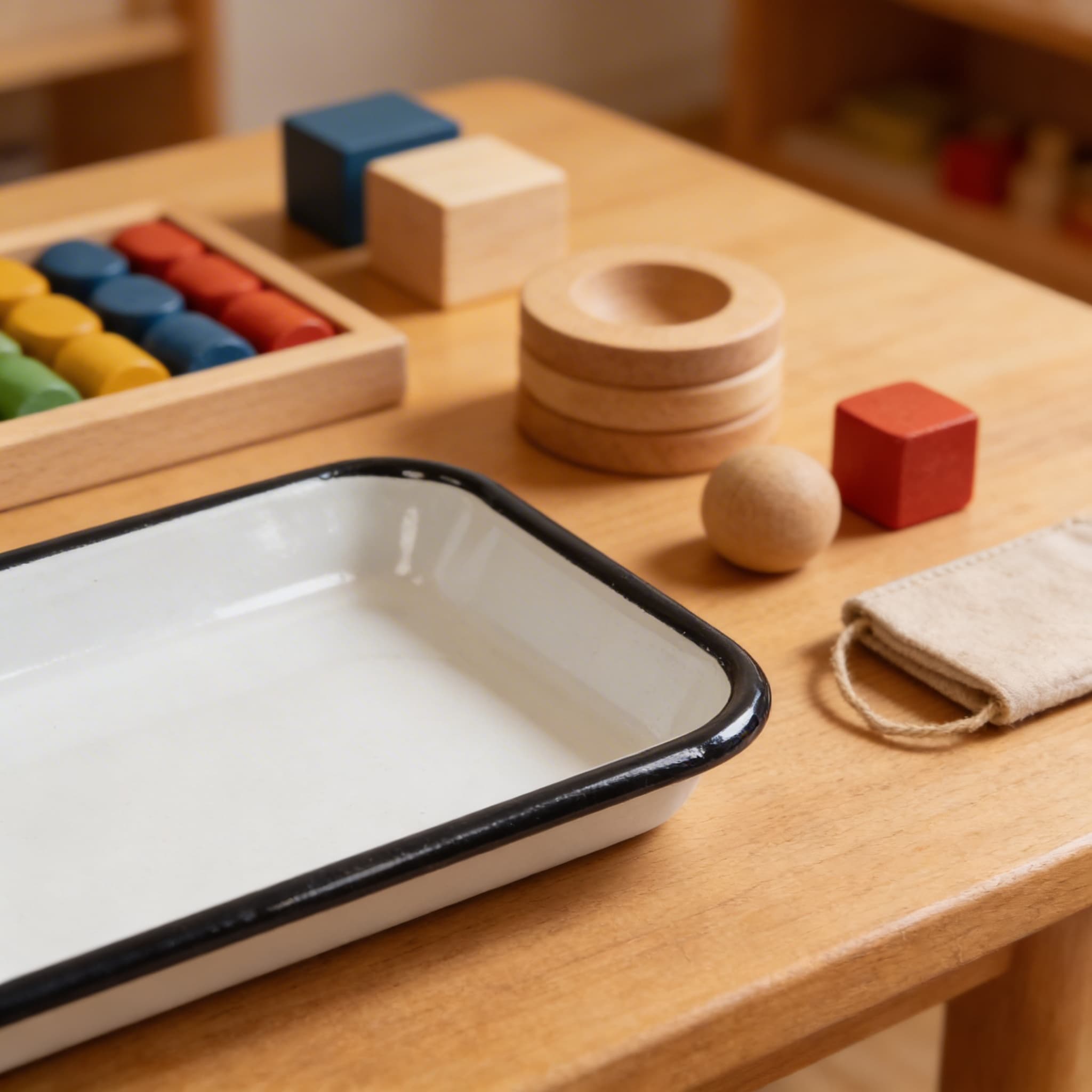 Emaille-Serviertablett / Pfanne — Ansicht 3