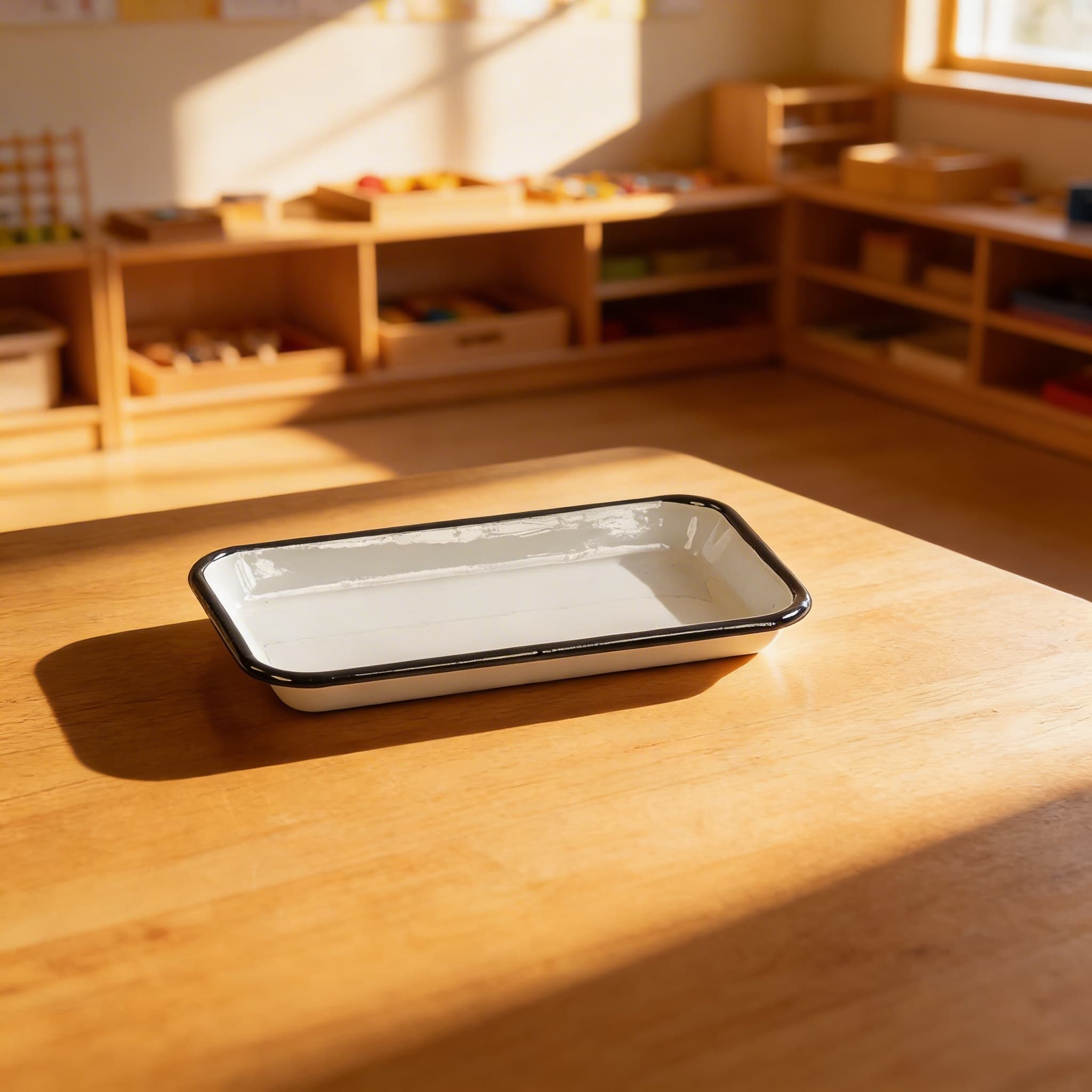 Emaille-Serviertablett / Pfanne — Ansicht 4