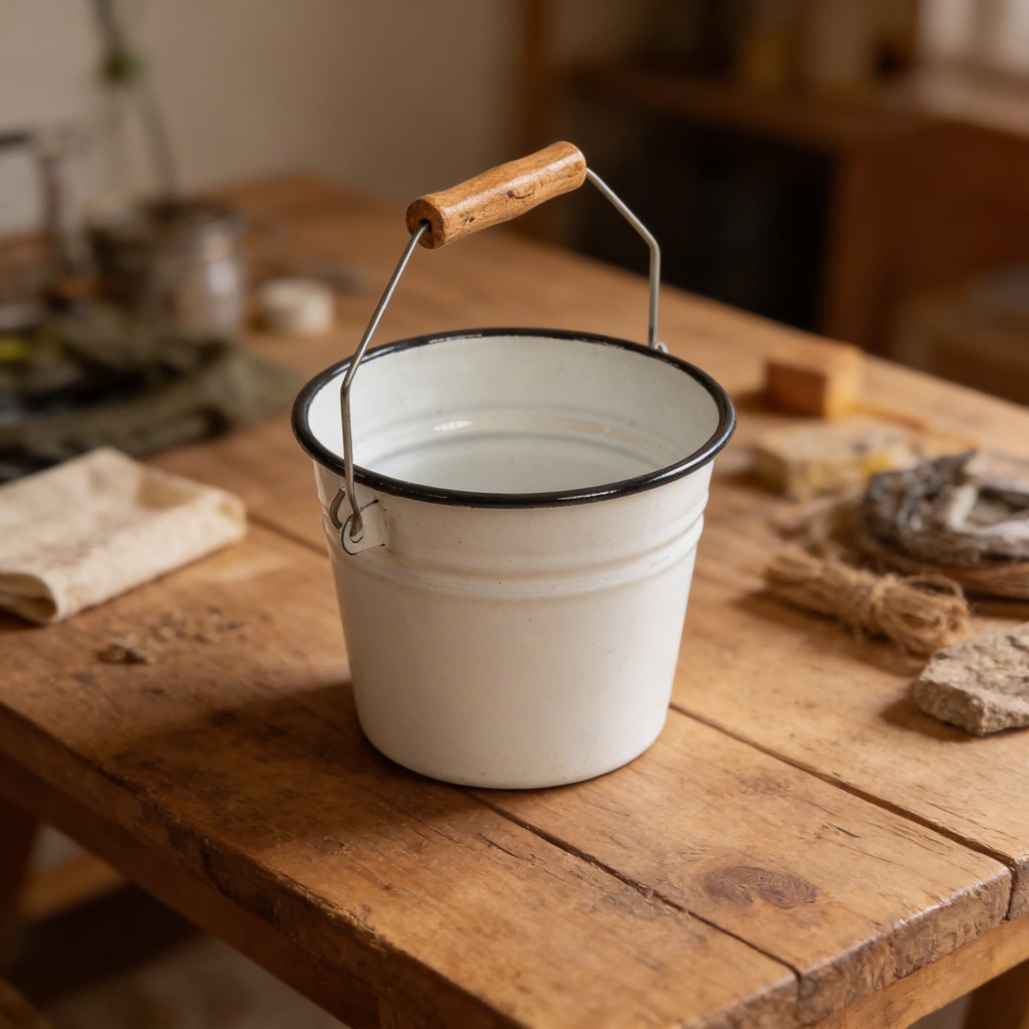 Emaille-Eimer — Praktisches Leben — Ansicht 3