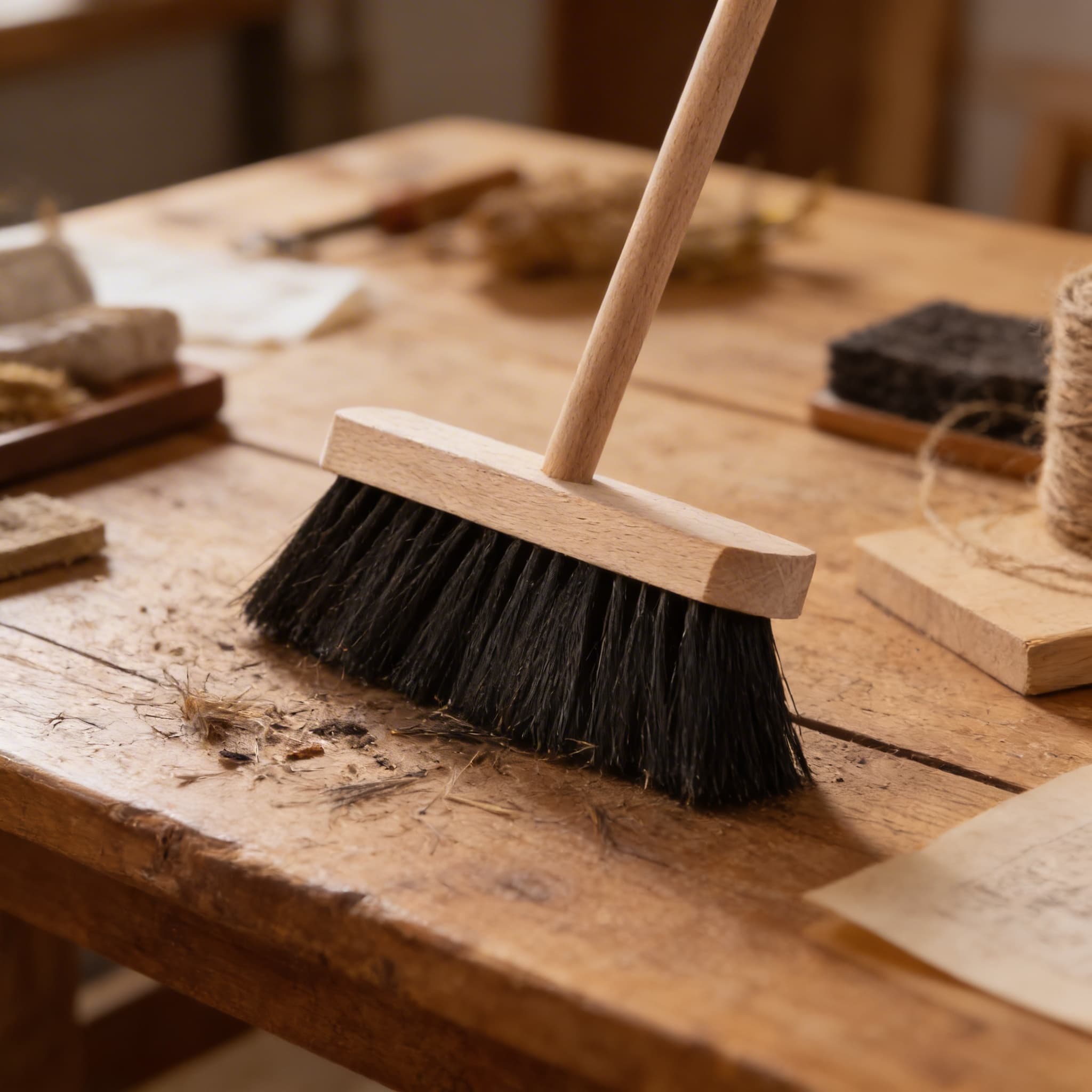 Zimmerbesen: Weich Schwarz (70 cm) — Ansicht 3