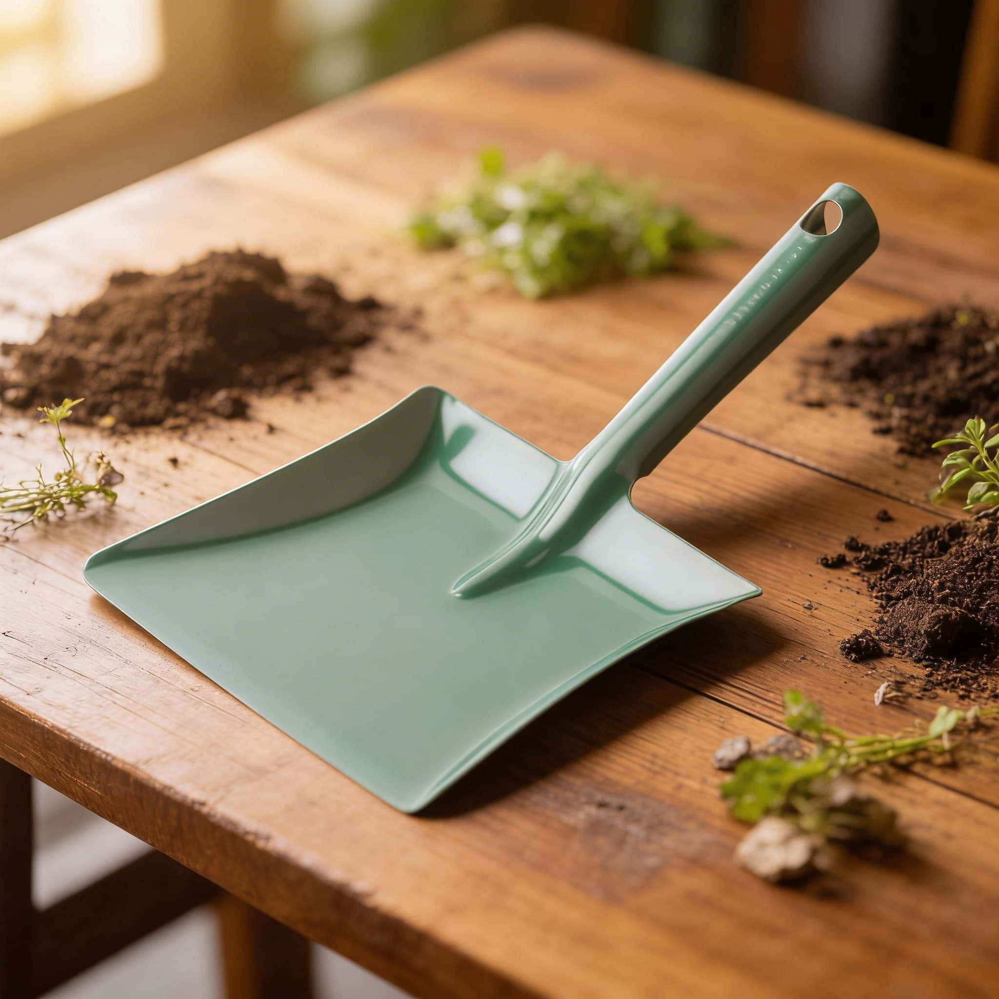 Mini-Kehrschaufel: Grün — Ansicht 3