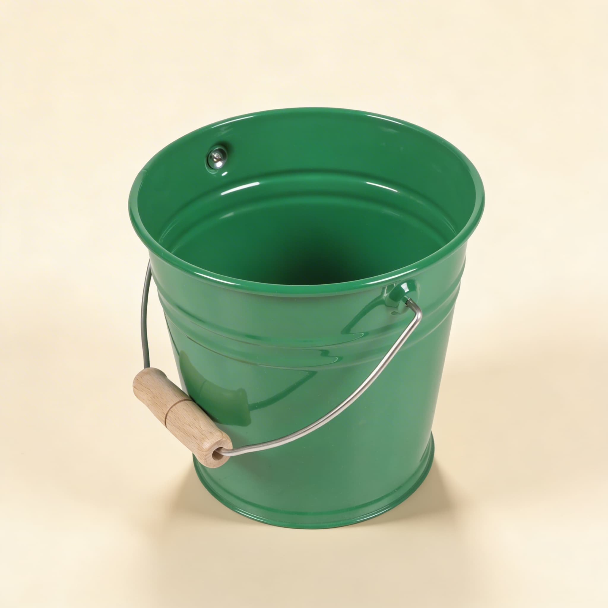 Kleiner Metalleimer: Rot