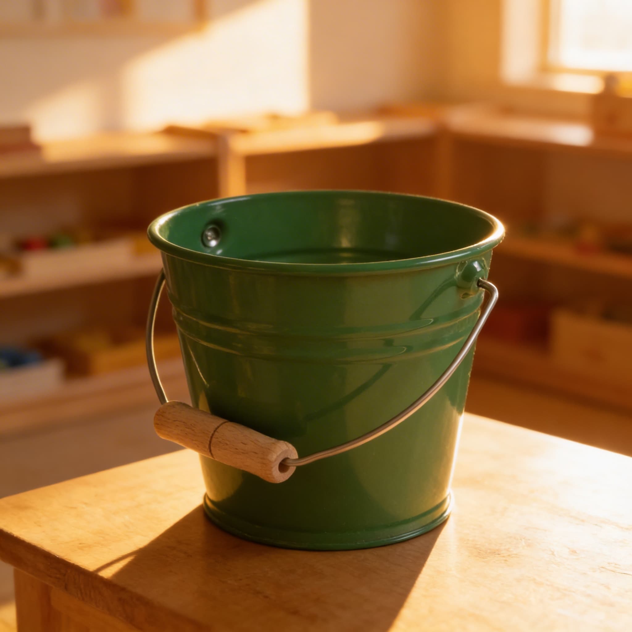 Kleiner Metalleimer: Rot — Ansicht 4