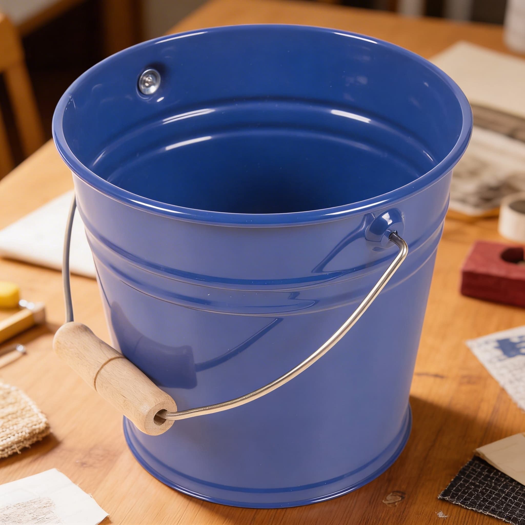 Kleiner Metalleimer: Grün — Ansicht 3