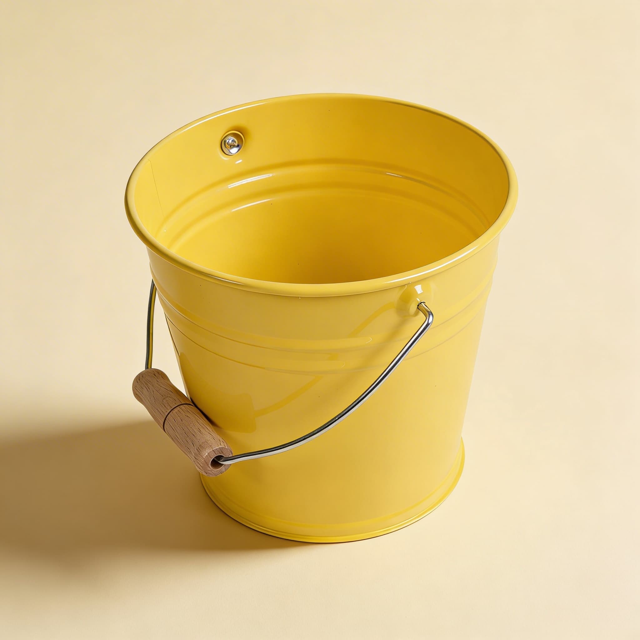 Kleiner Metalleimer: Blau