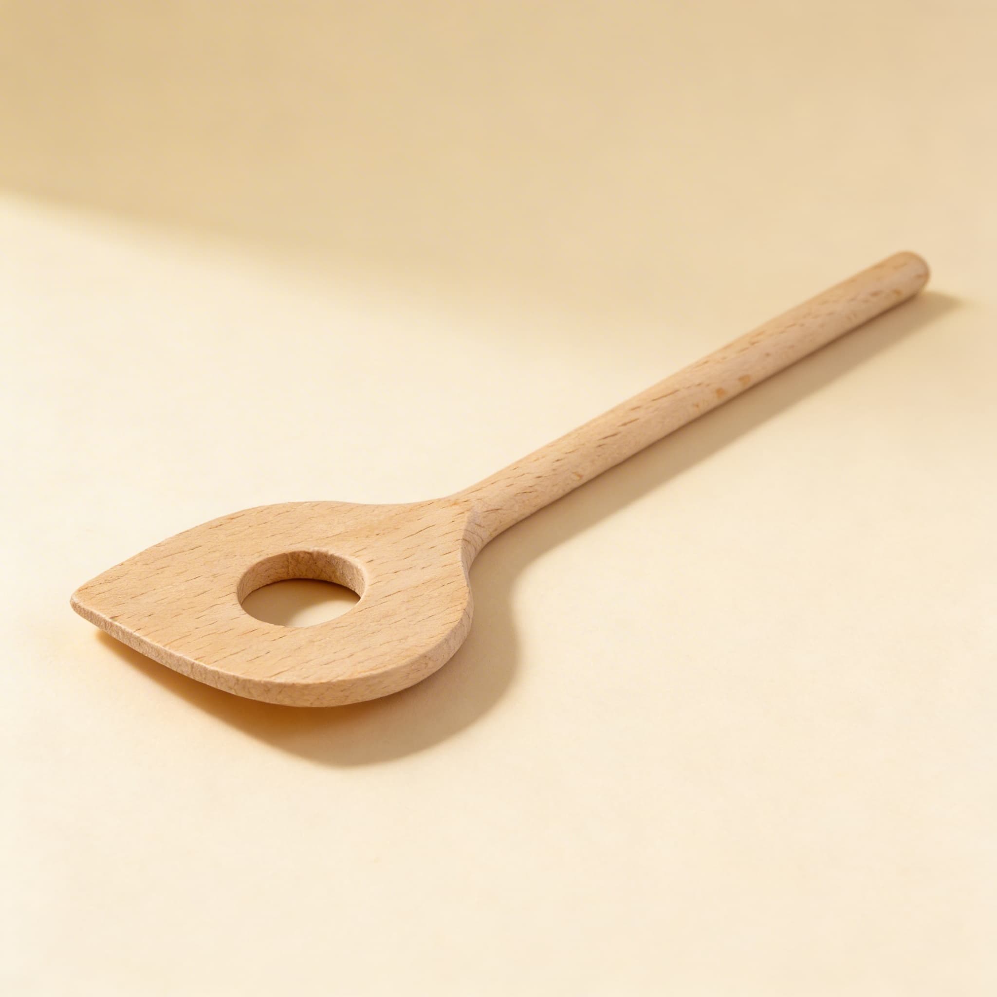 Kochlöffel mit Loch — Ansicht 2