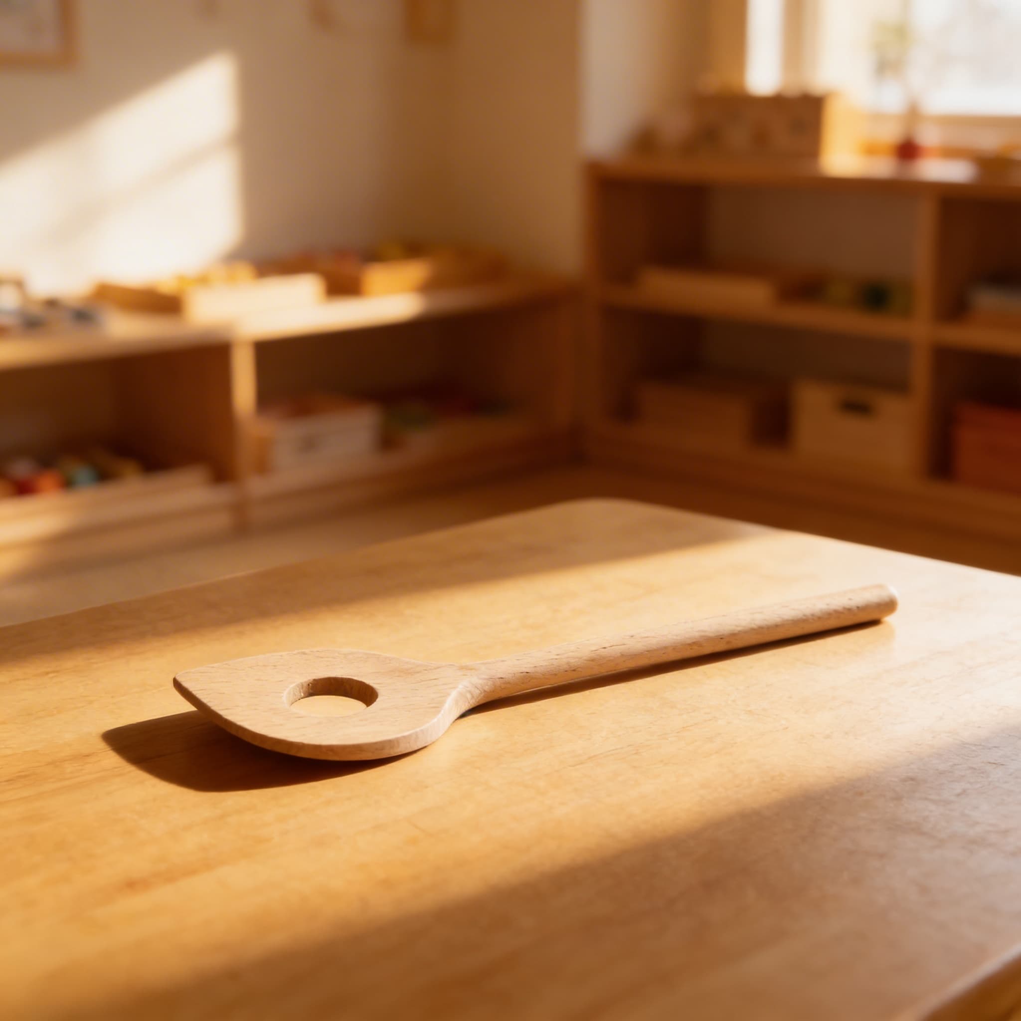 Kochlöffel mit Loch — Ansicht 4