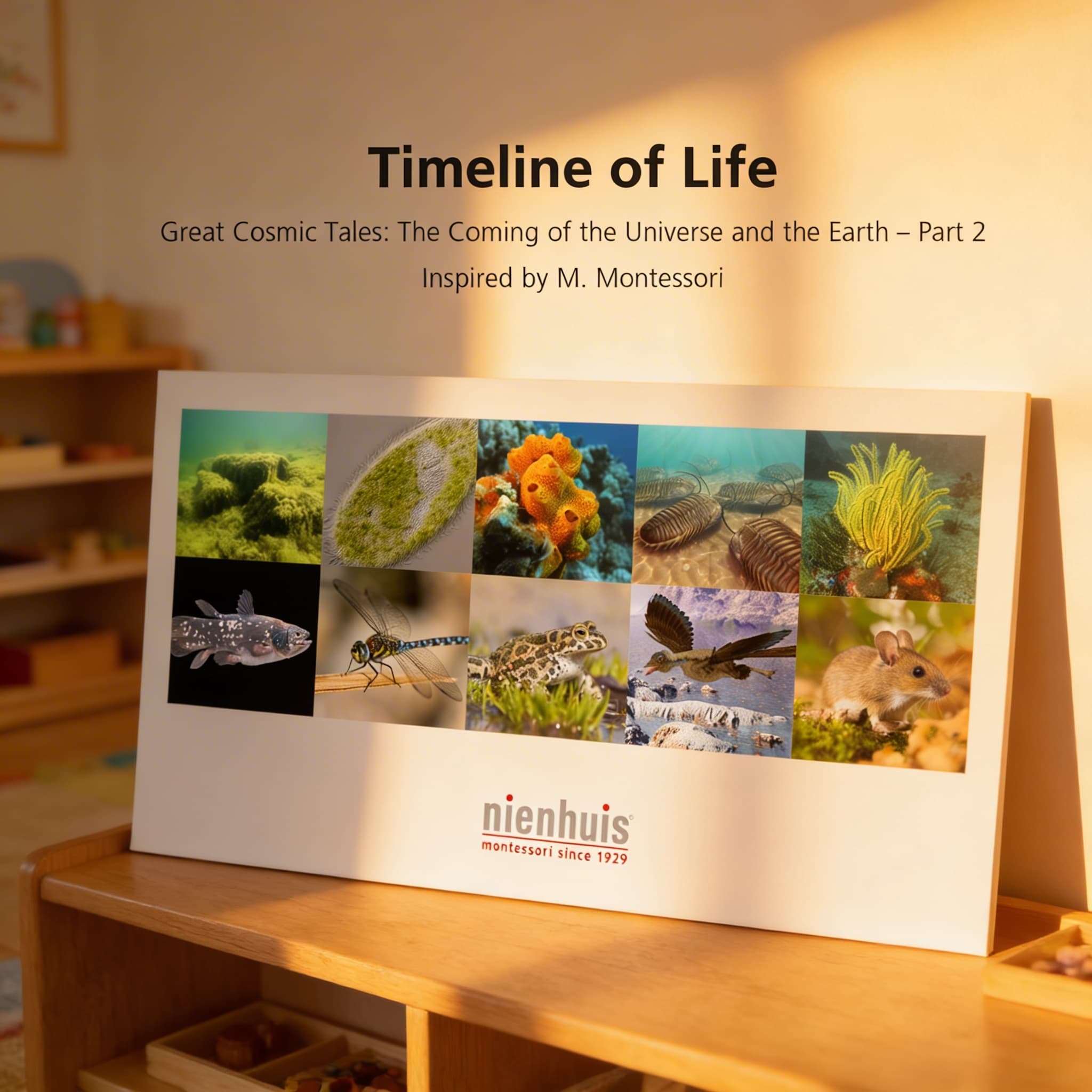 Časová osa života — Při použití