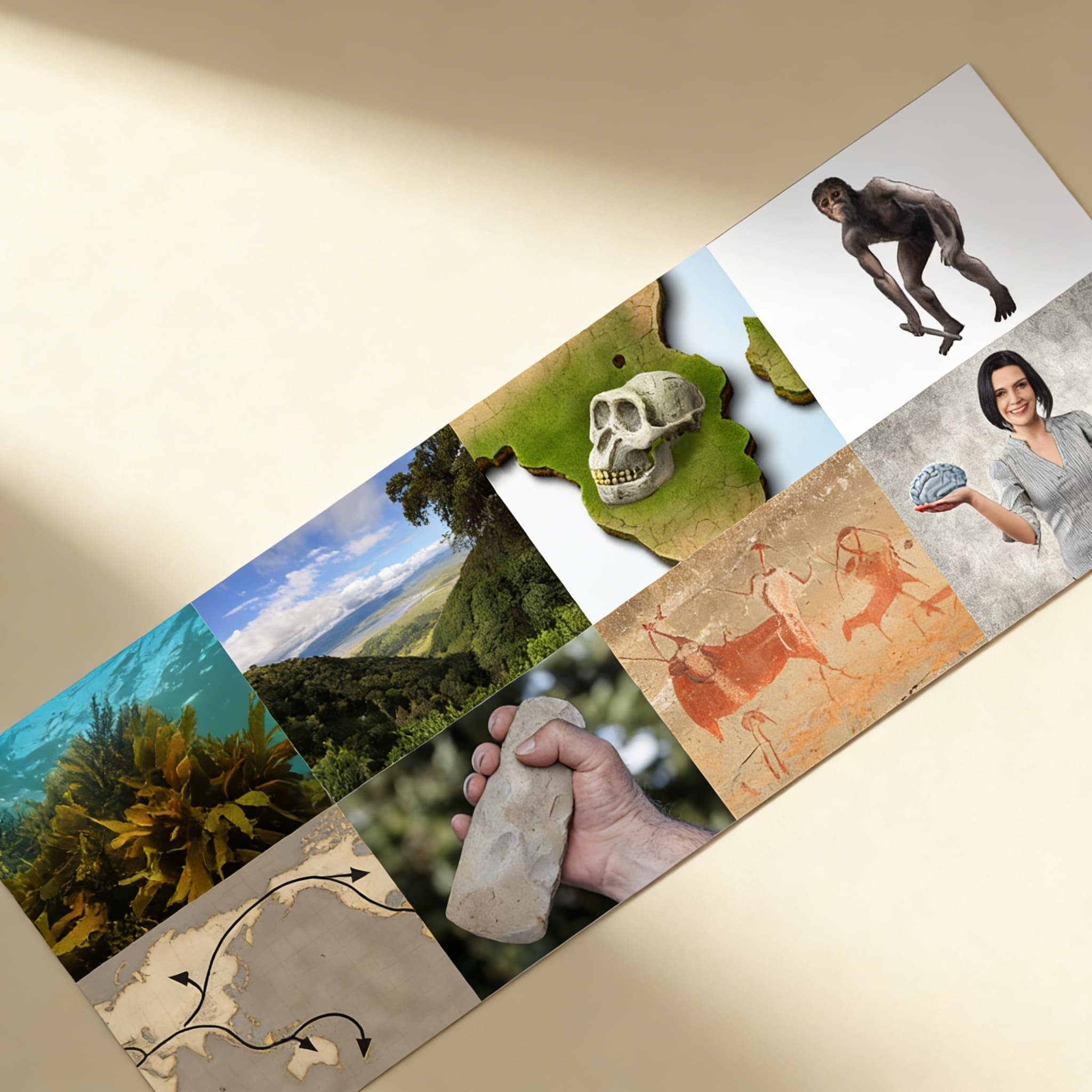 Die Ankunft des Menschen — Ansicht 2