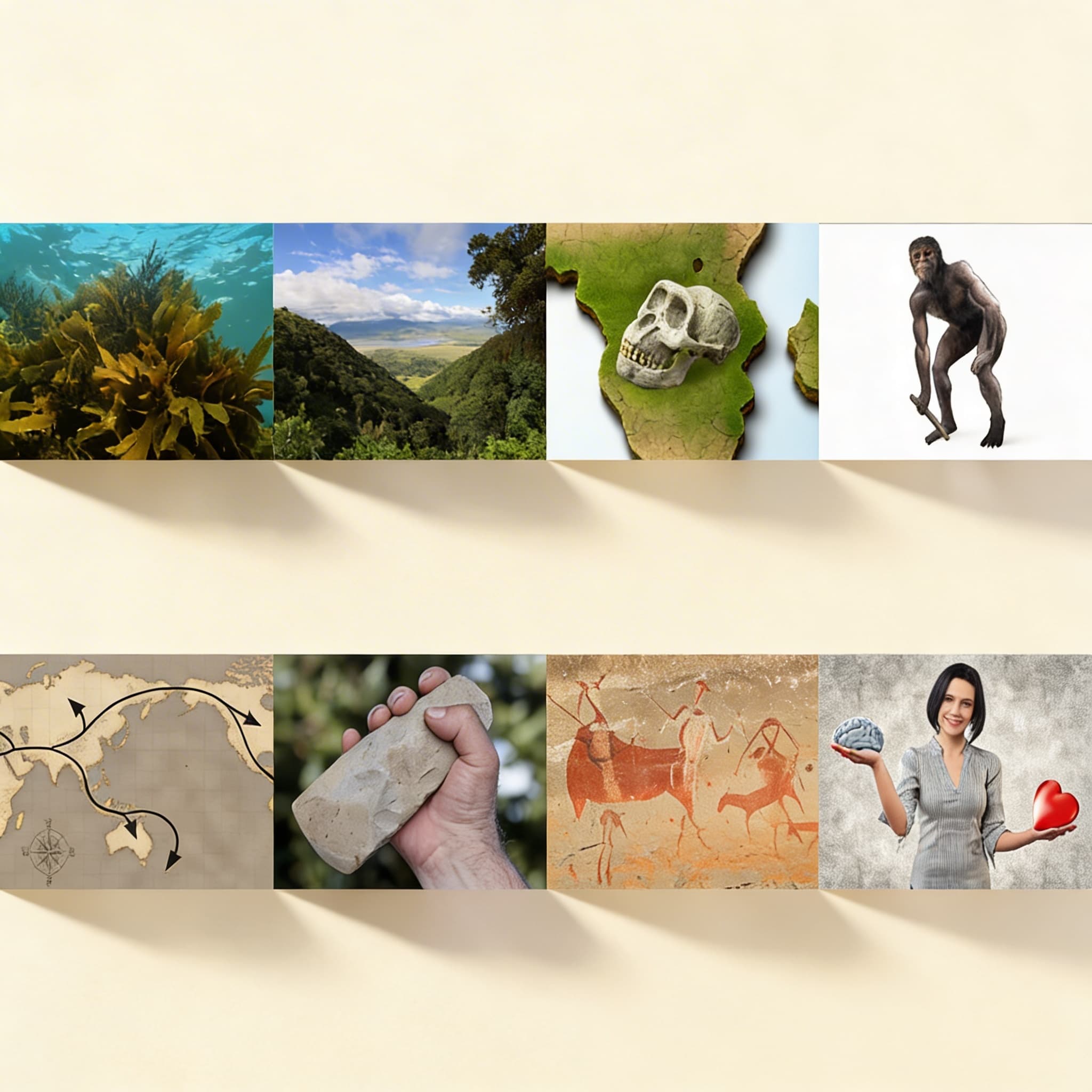 Die Ankunft des Menschen