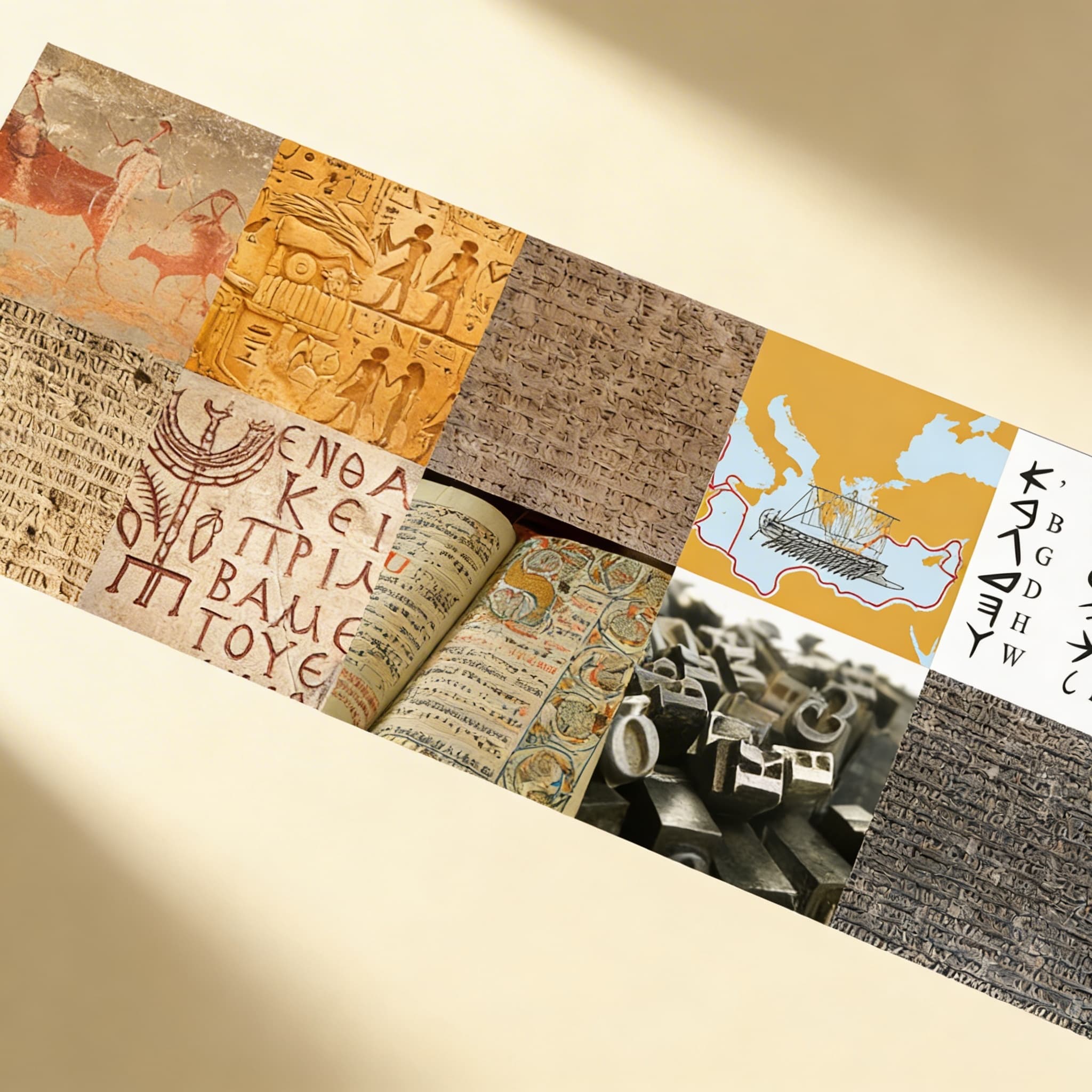 Die Geschichte der Schrift — Ansicht 2