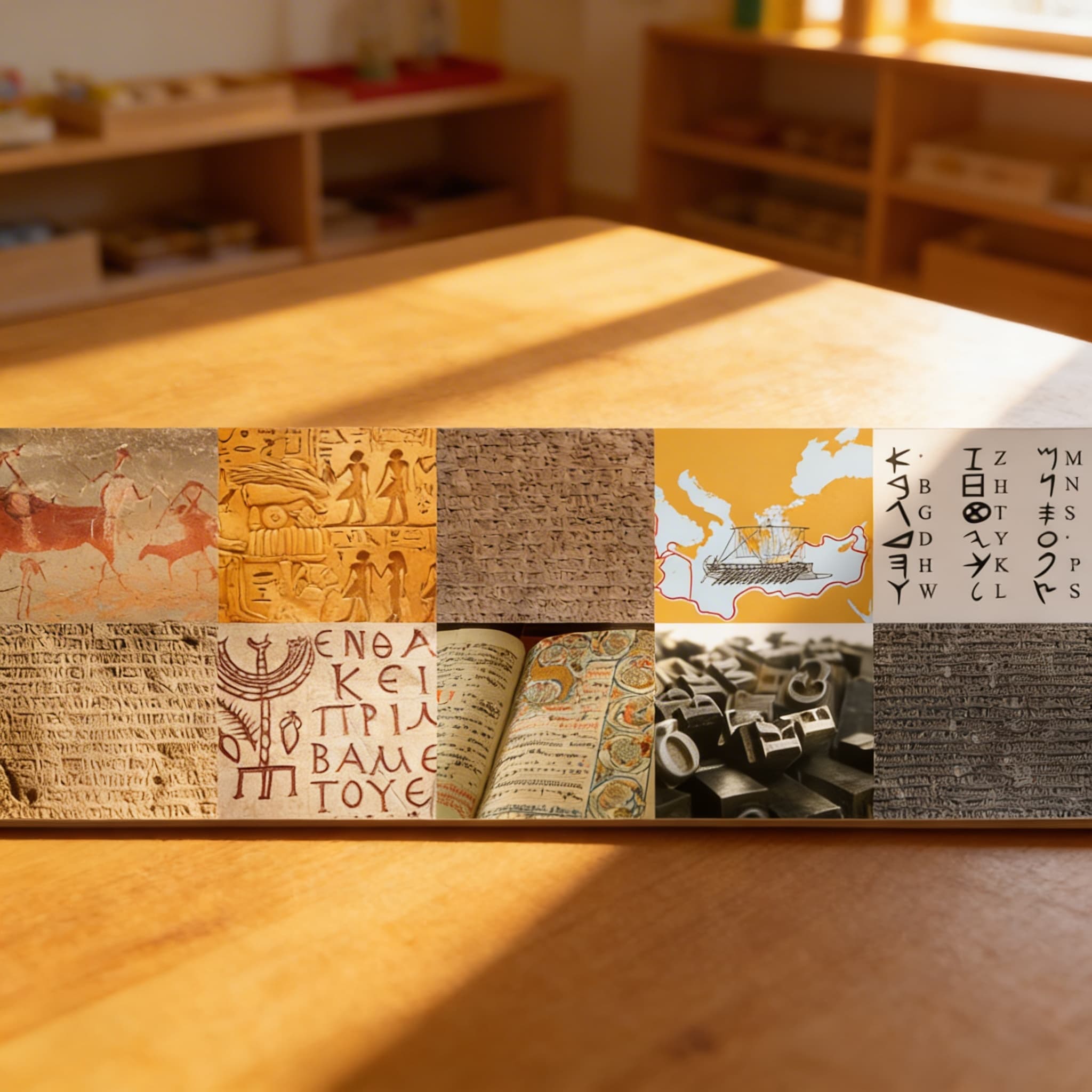 Die Geschichte der Schrift — Ansicht 4