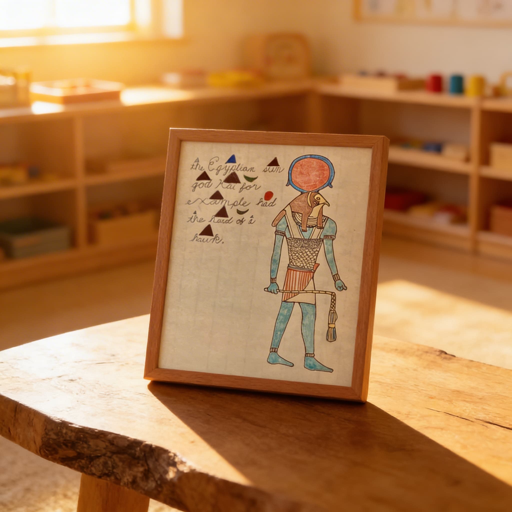 Montessori kosmische Erziehung — Im Einsatz