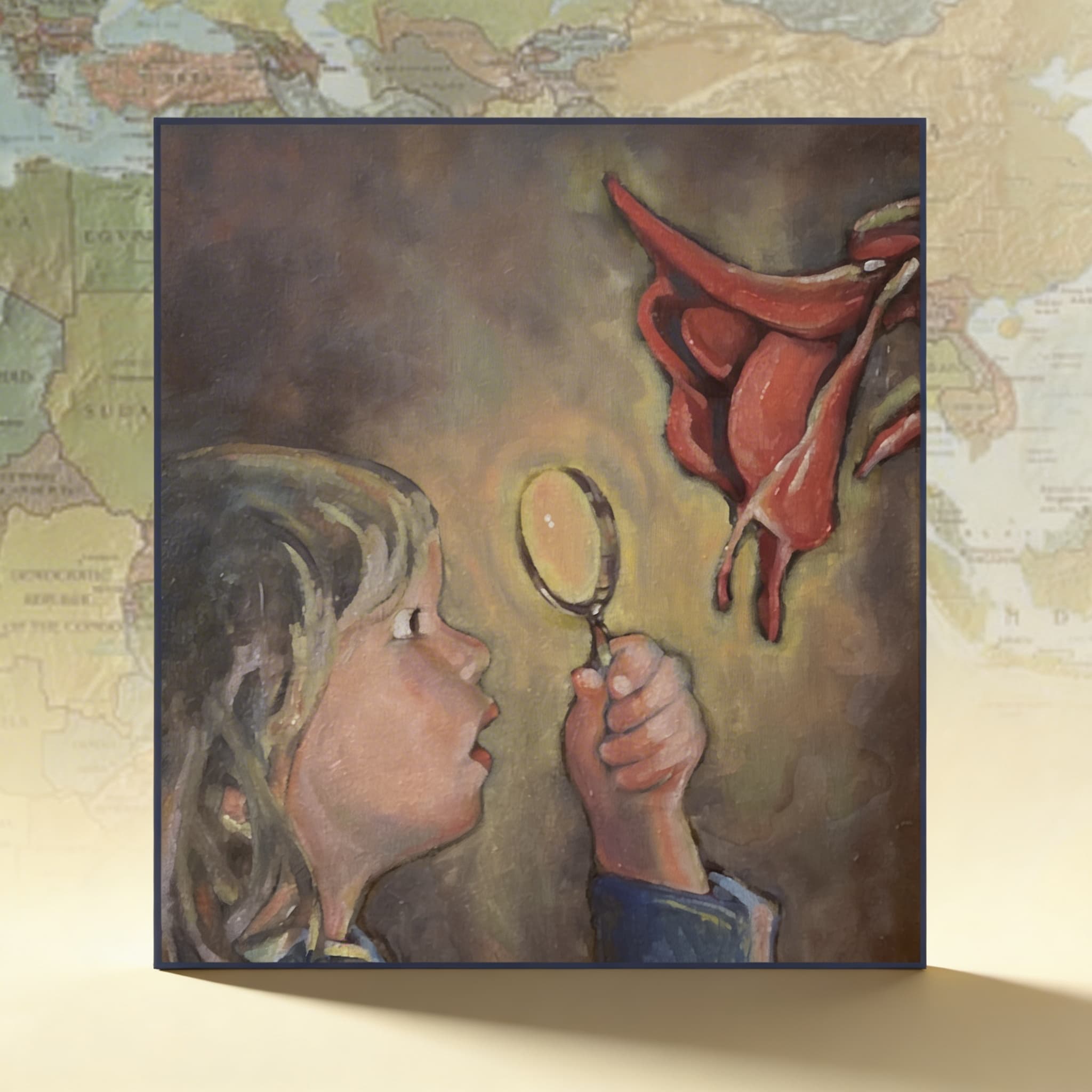 Die rote Blütenkrone — Katalogansicht