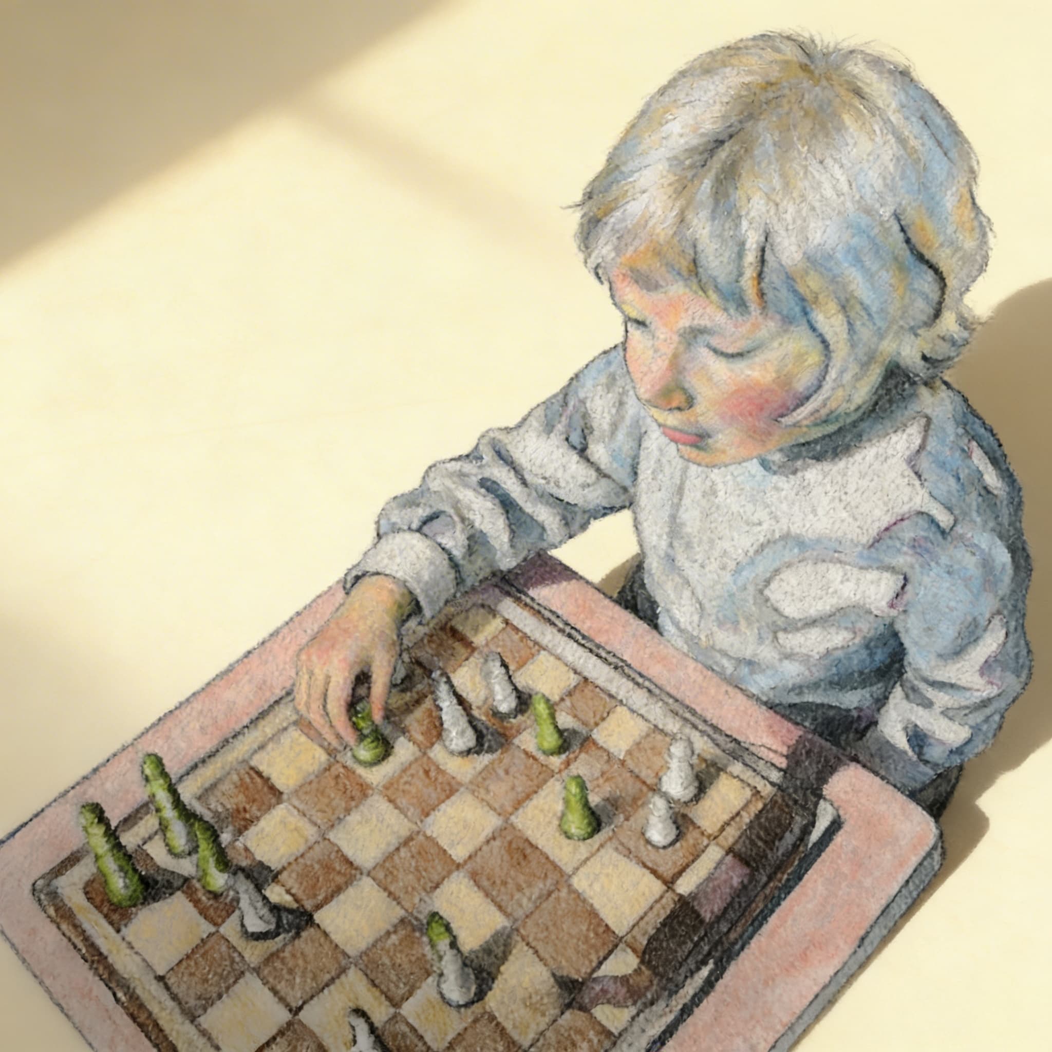 KEIN SCHACHMATT - Montessori-Schachlektionen für das Alter von 3 bis 90 — Seitenansicht