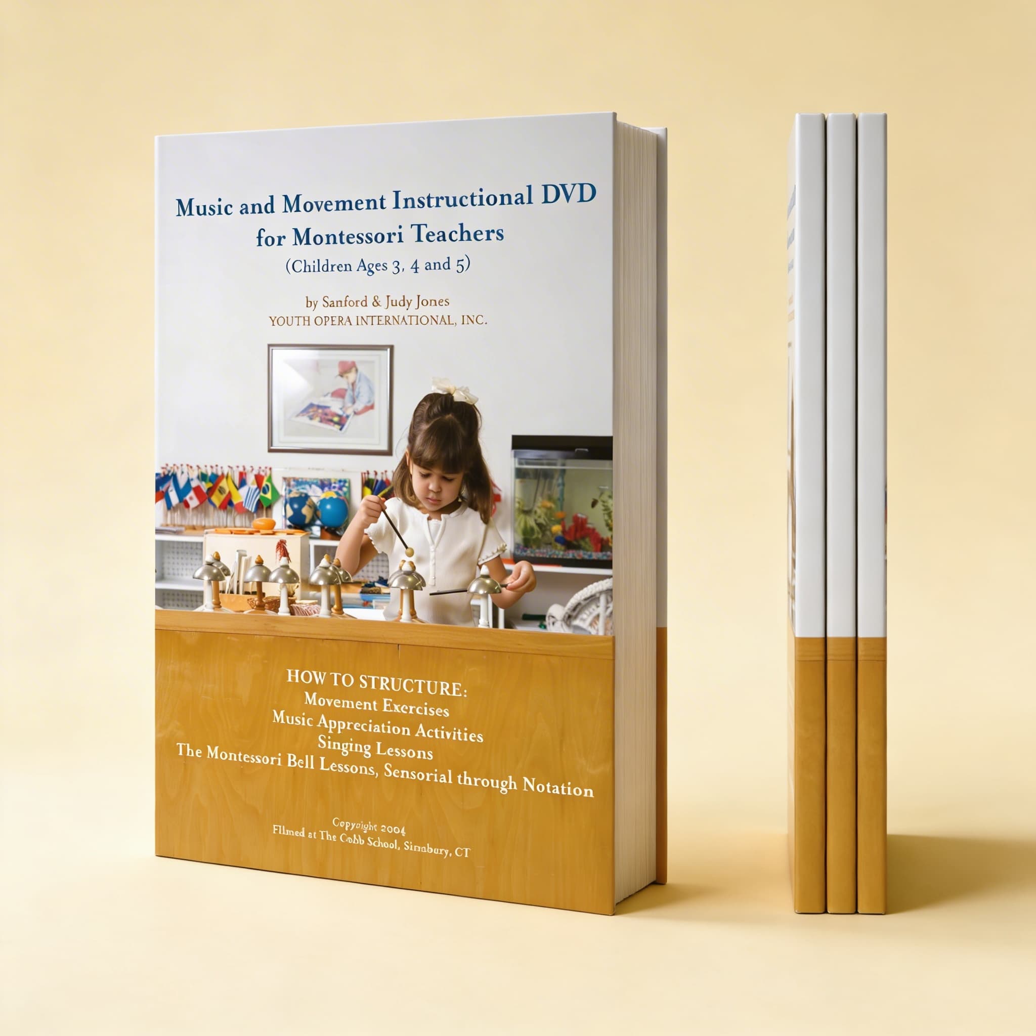 Instruktážní DVD: Hudba a pohyb pro Montessori učitele — Boční pohled