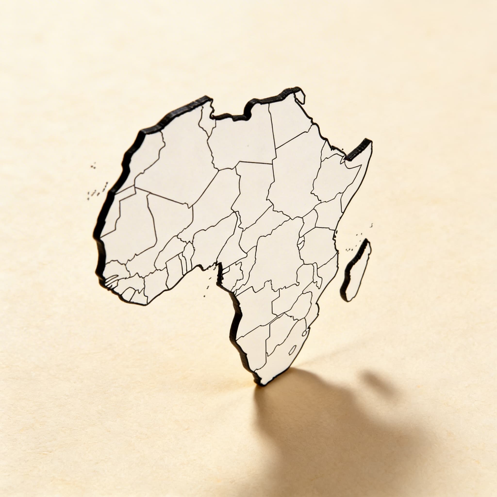 Afrika: Politische Karte (50) — Ansicht 2