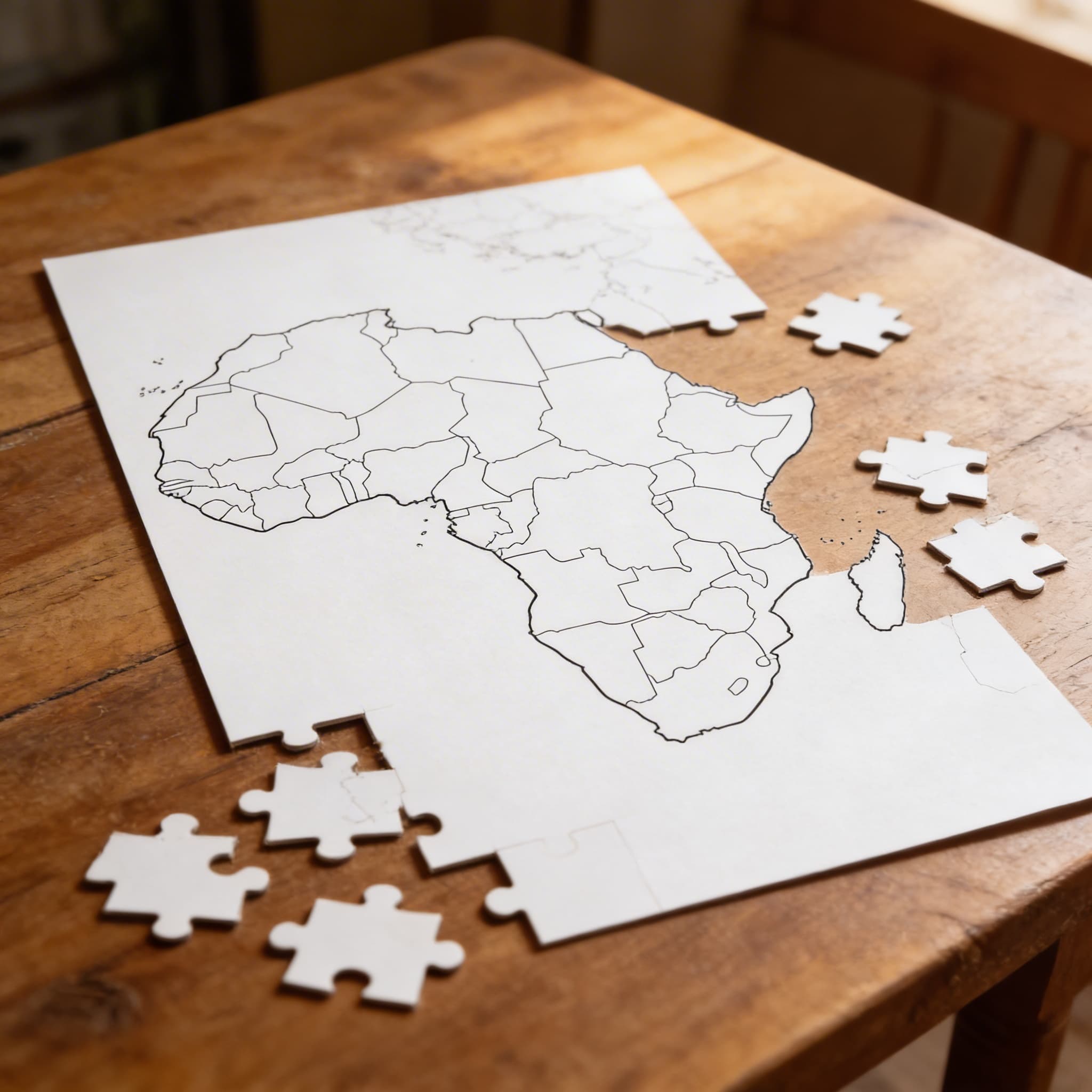 Afrika: Politische Karte (50) — Ansicht 3