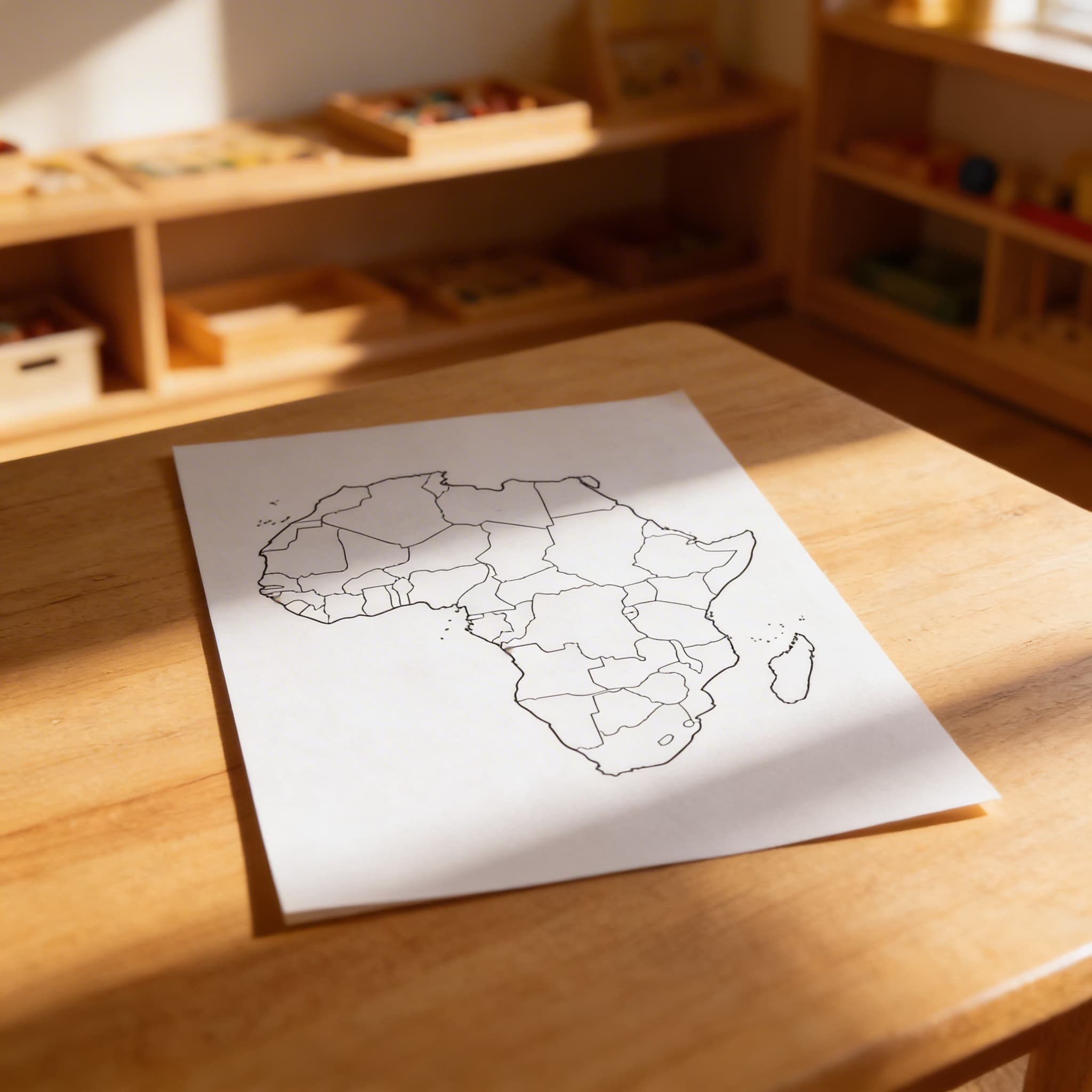 Afrika: Politische Karte (50) — Ansicht 4