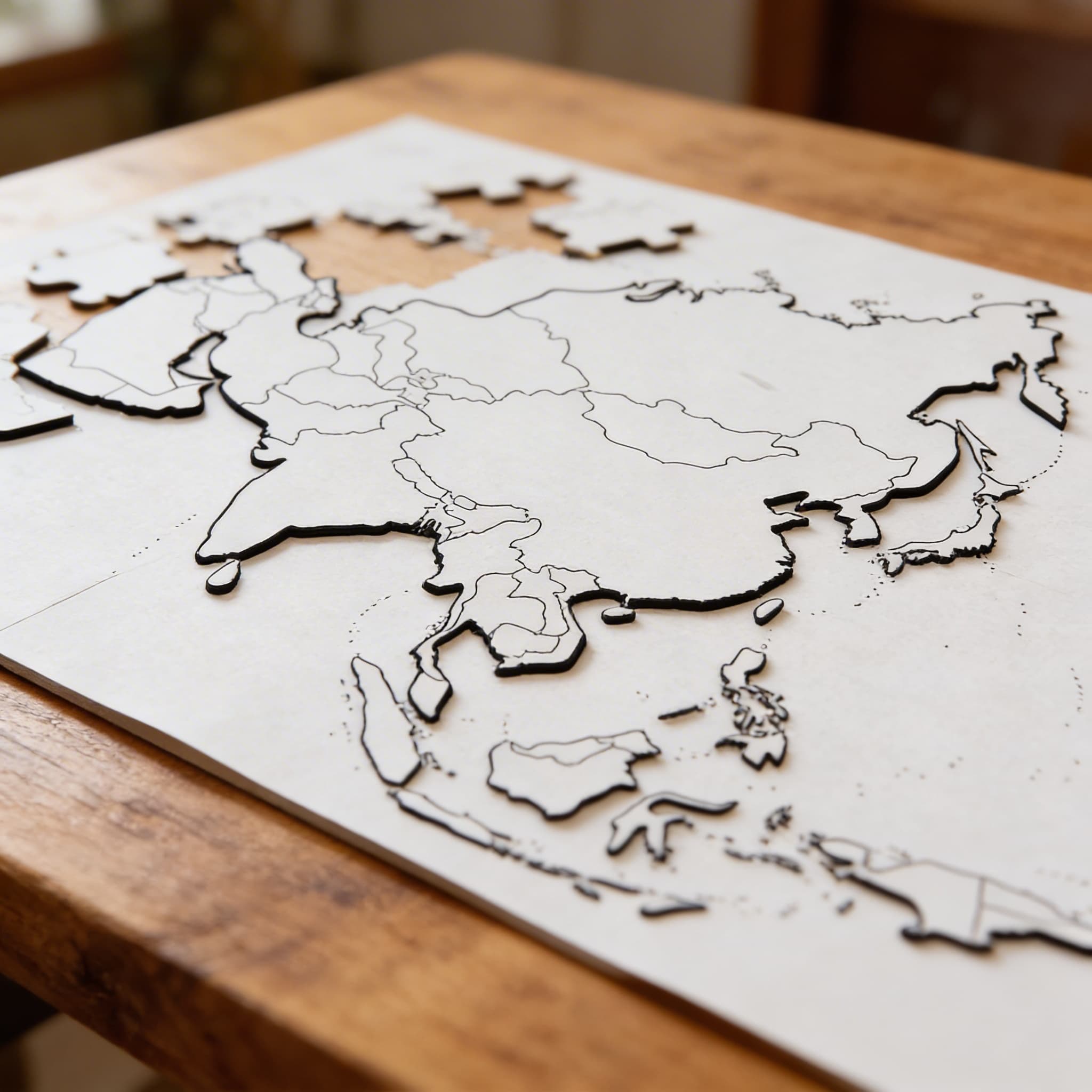 Asien: Politische Karte (50) — Ansicht 3