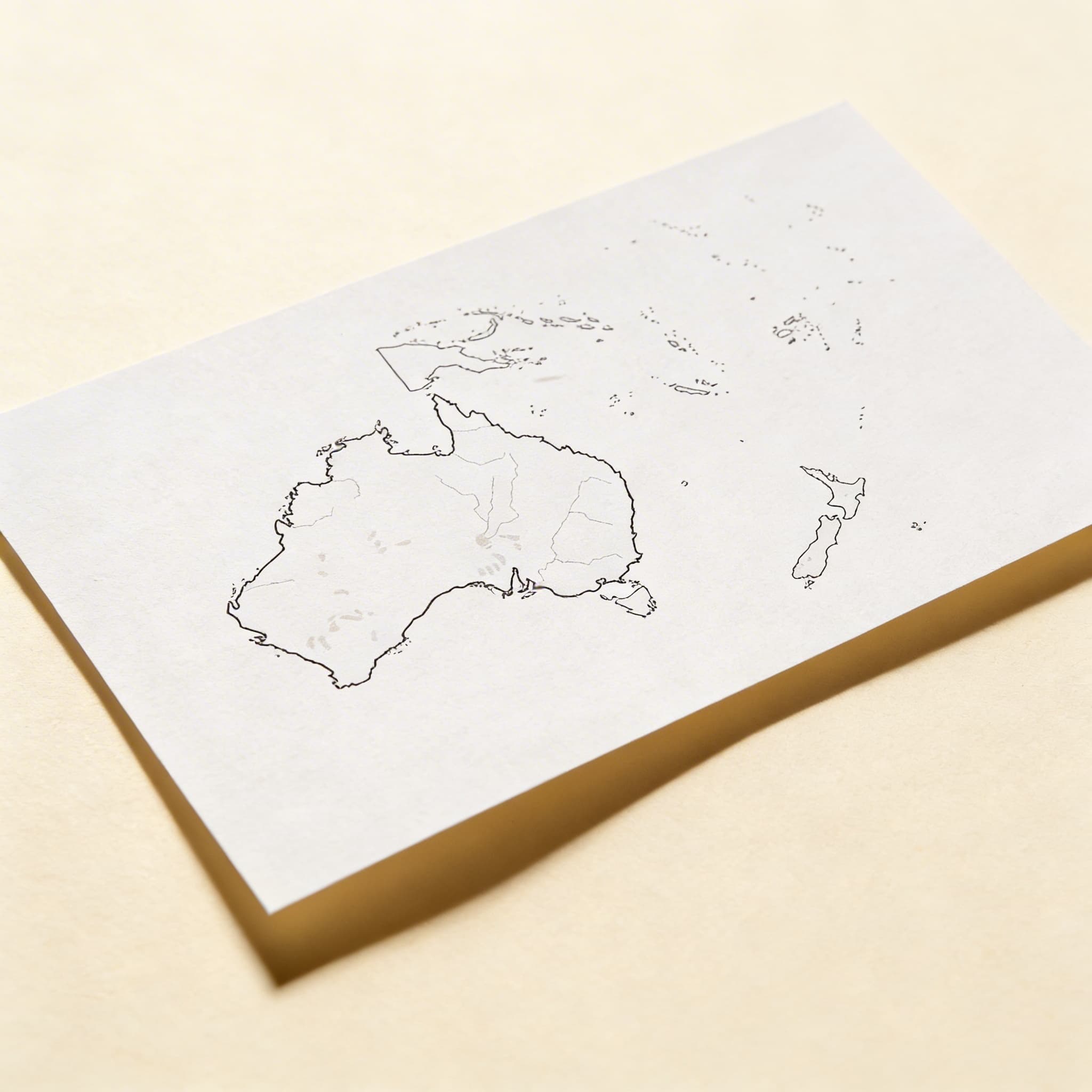 Australien: Wasserstraßenkarten — 50er-Pack — Ansicht 2