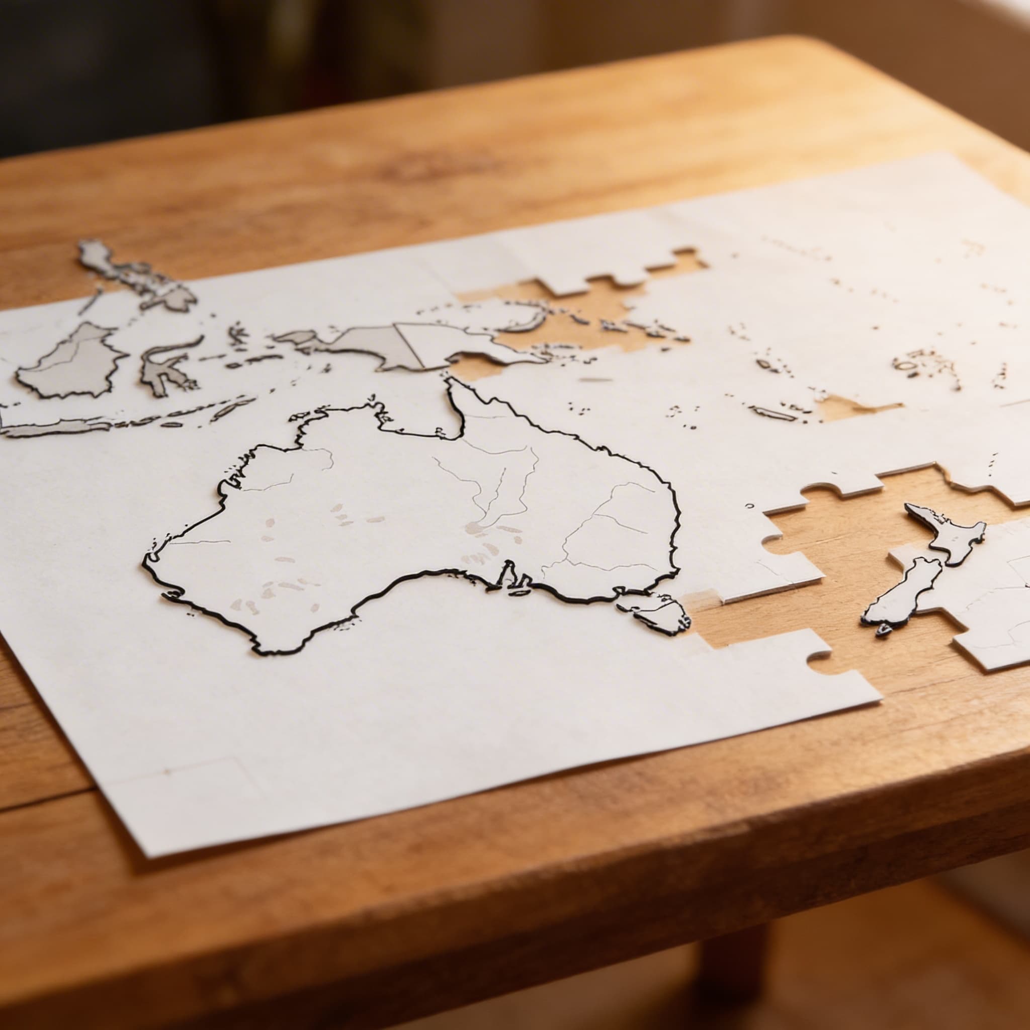 Australien: Wasserstraßenkarten — 50er-Pack — Ansicht 3