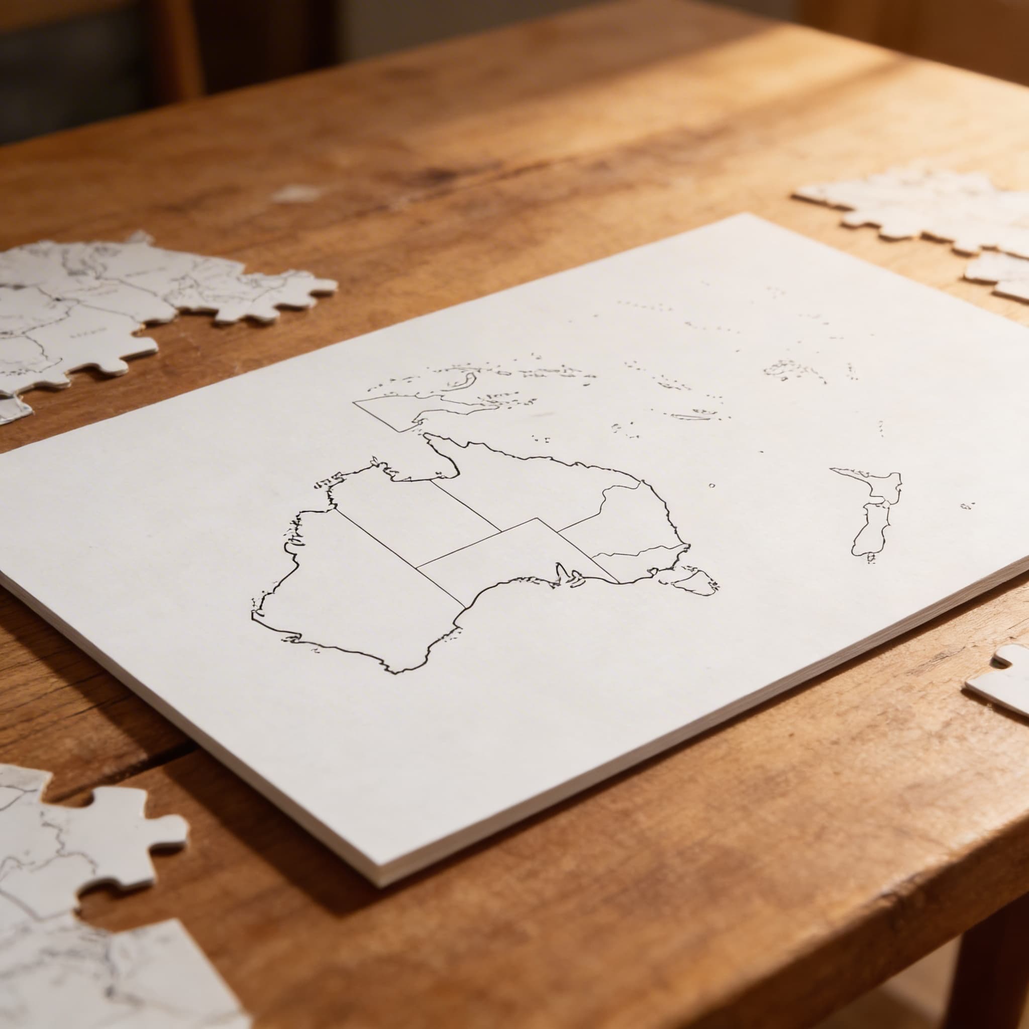 Australien: Bundesstaatsgrenzkarten — 50er-Pack — Ansicht 3