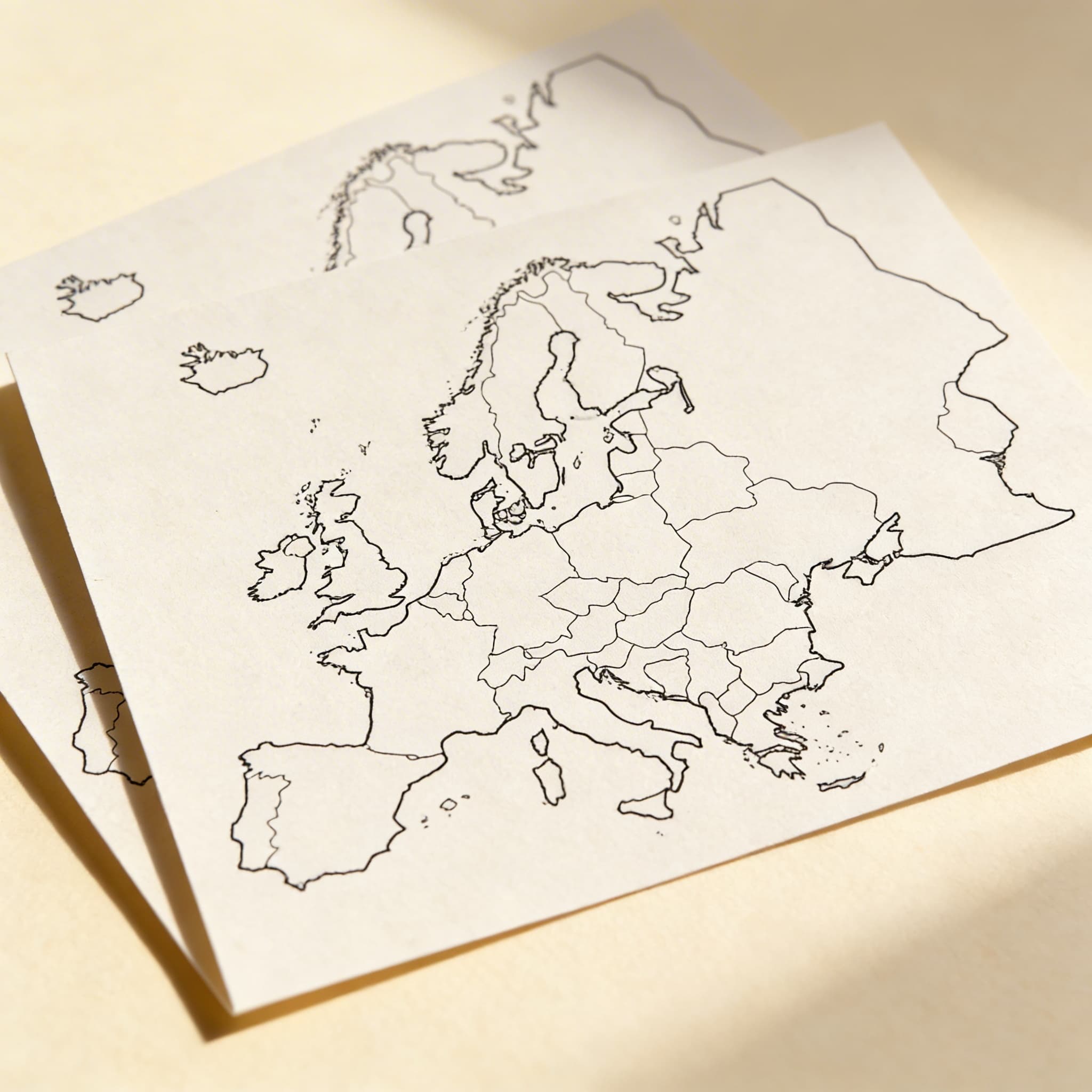 Europa: Politische Karte (50) — Ansicht 2