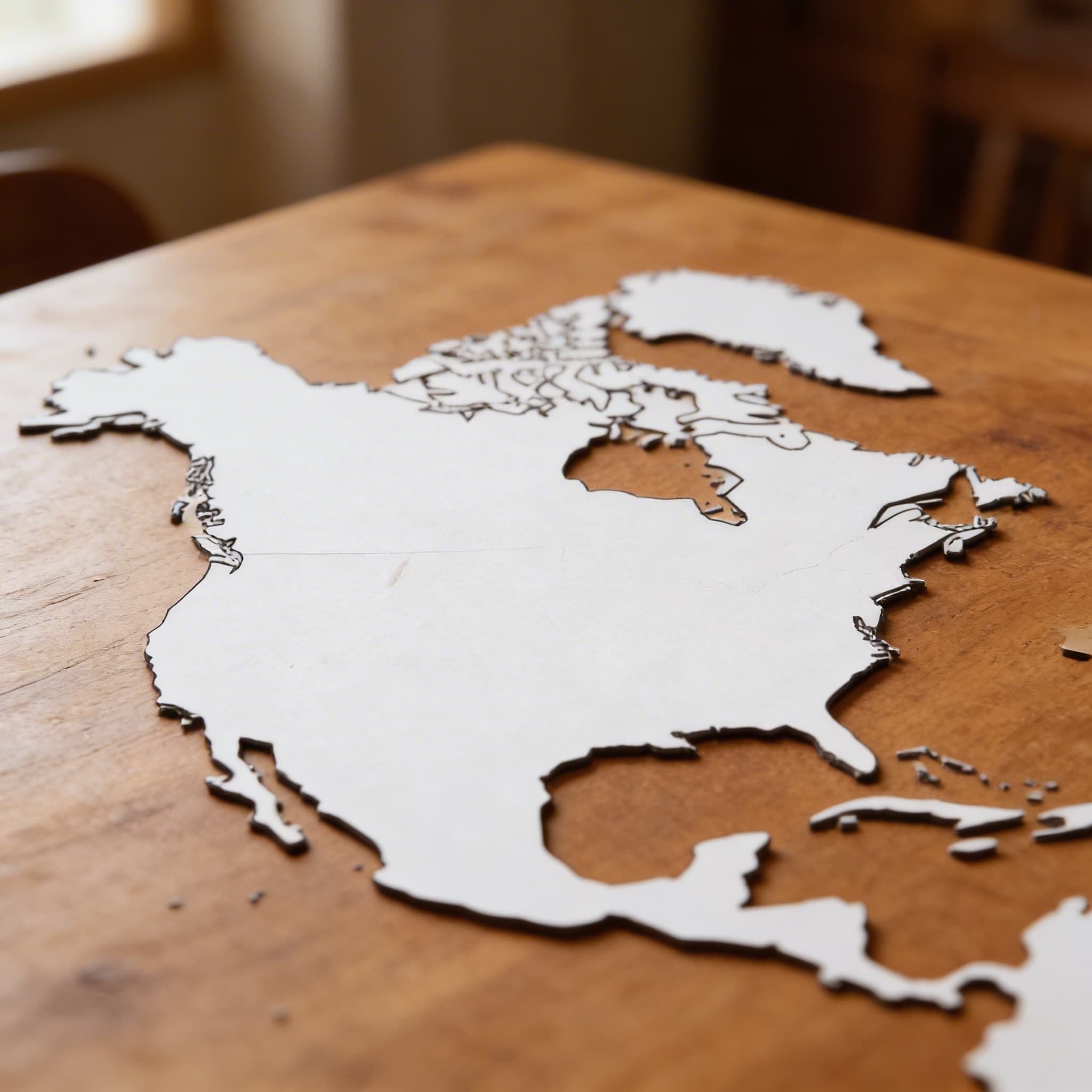 Nordamerika: Umriss (50) — Ansicht 3