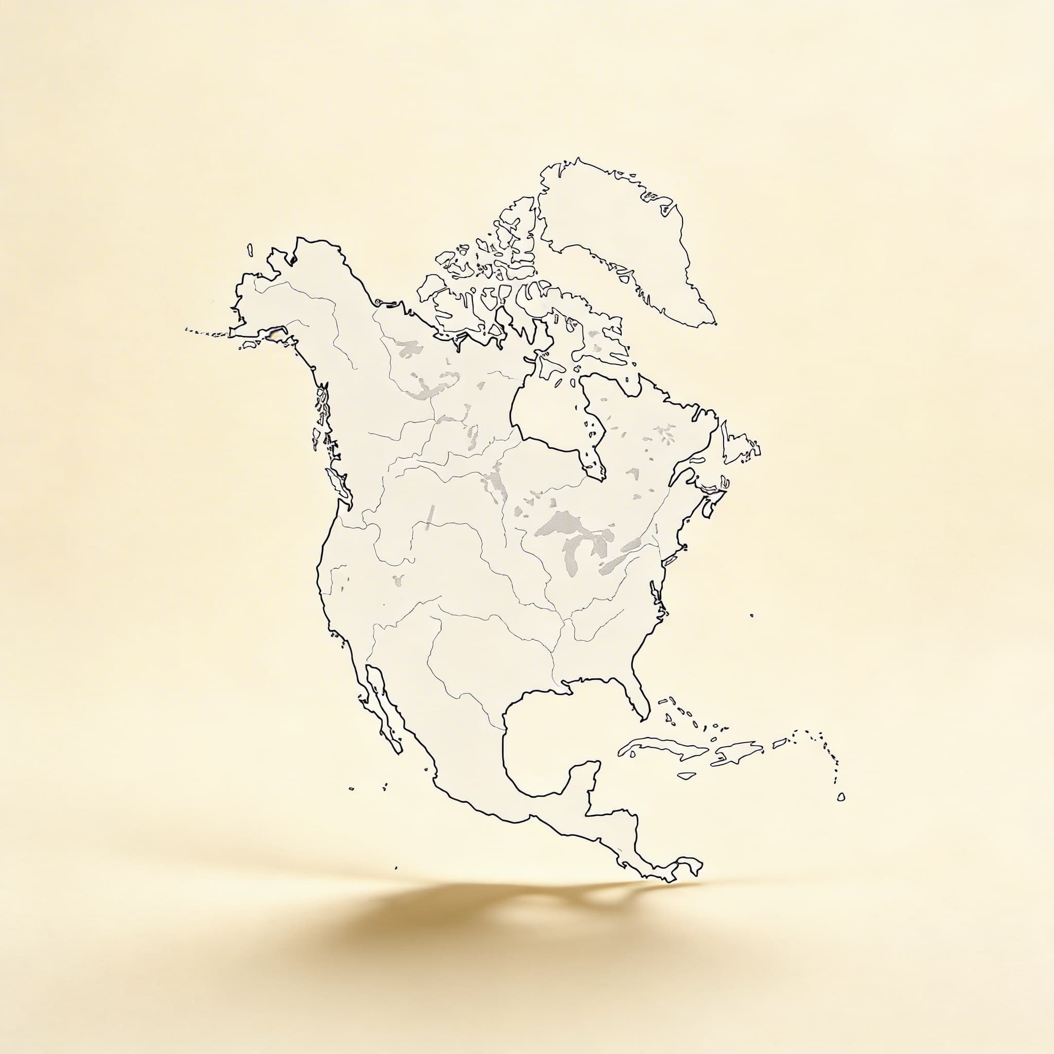 Nordamerika: Wasserstraßen (50)