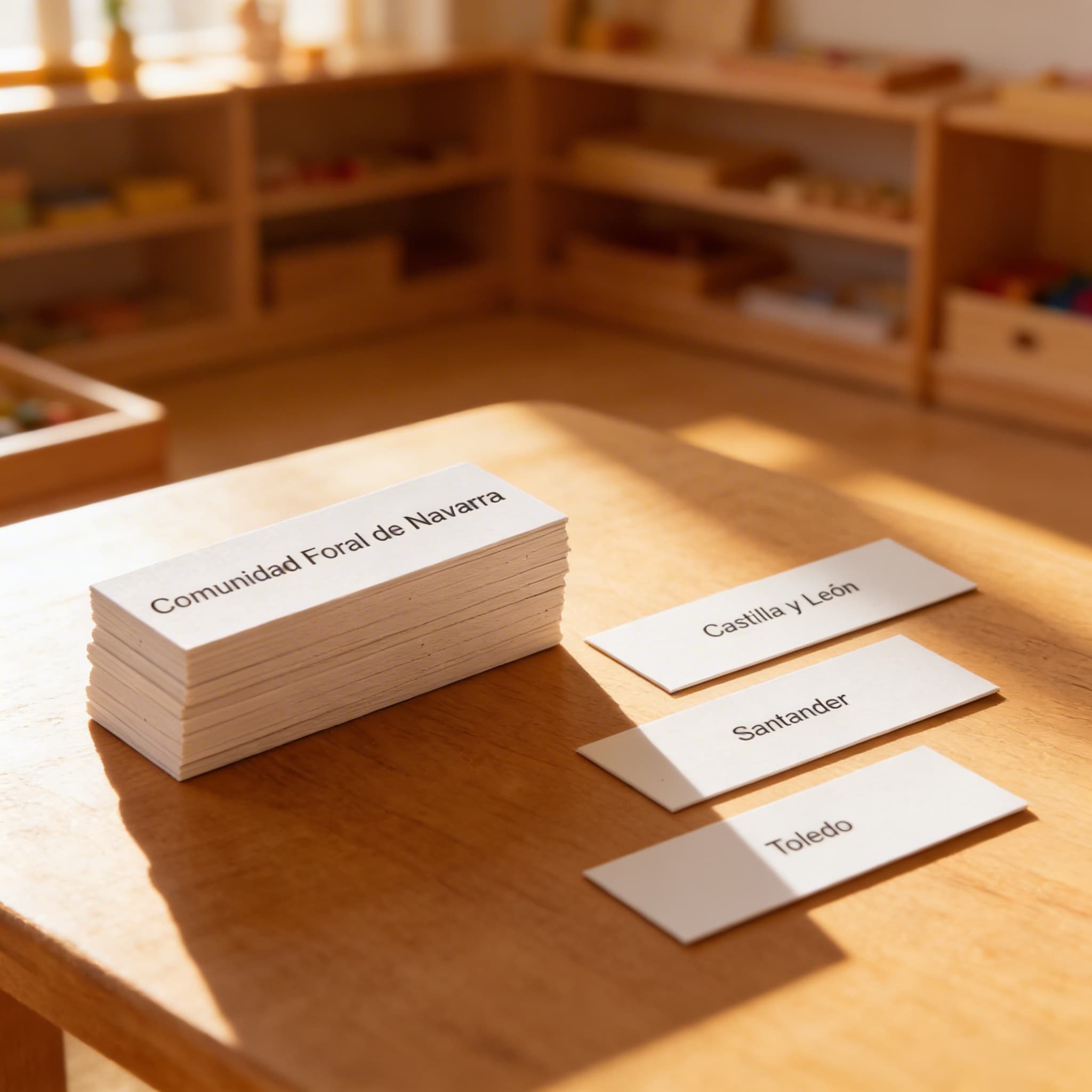 Španělsko: Popisky — Příslušenství k puzzle mapám — Při použití