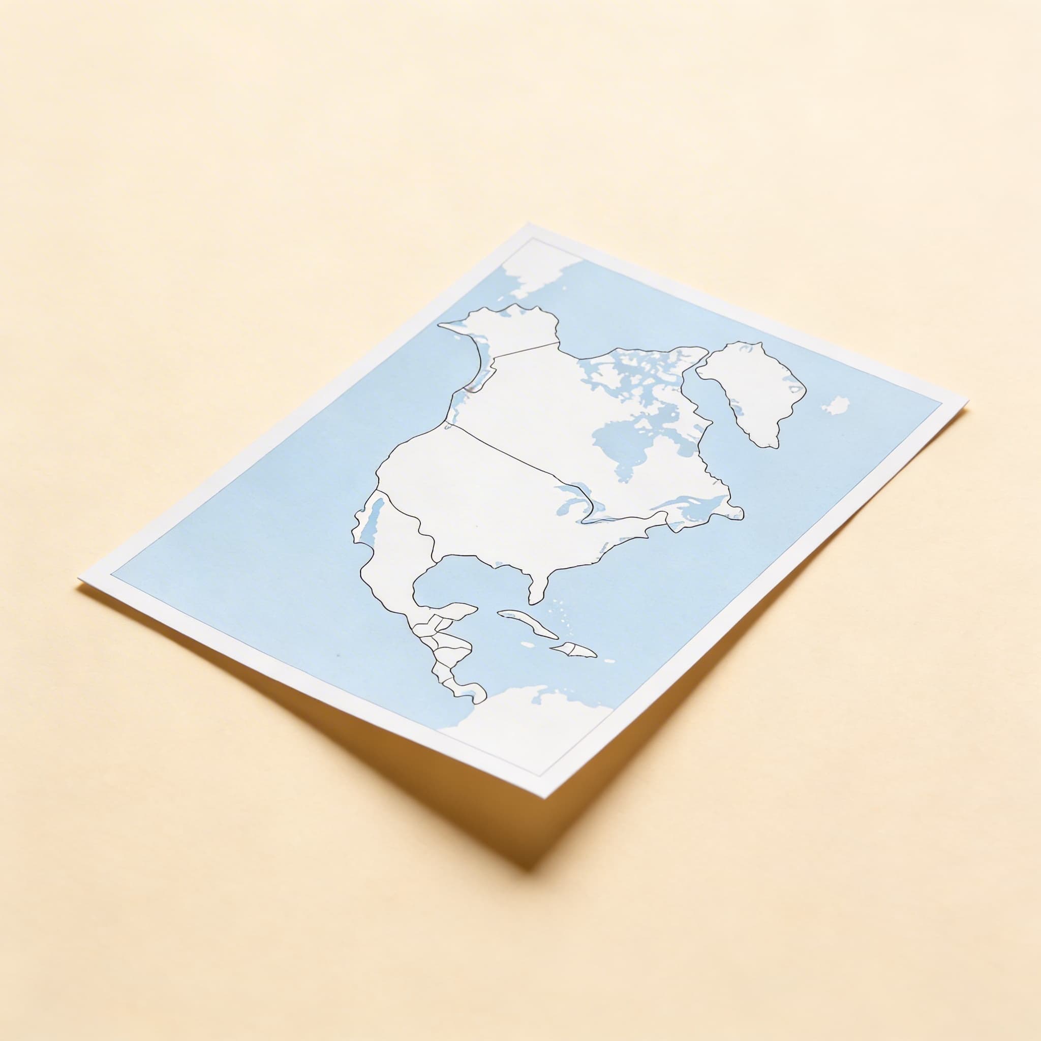 North America Control Map: Unlabeled — Catalog view