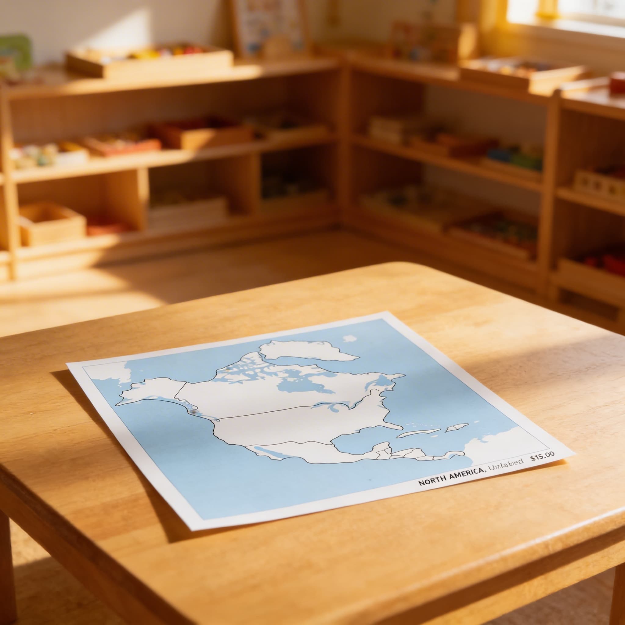 North America Control Map: Unlabeled — In use