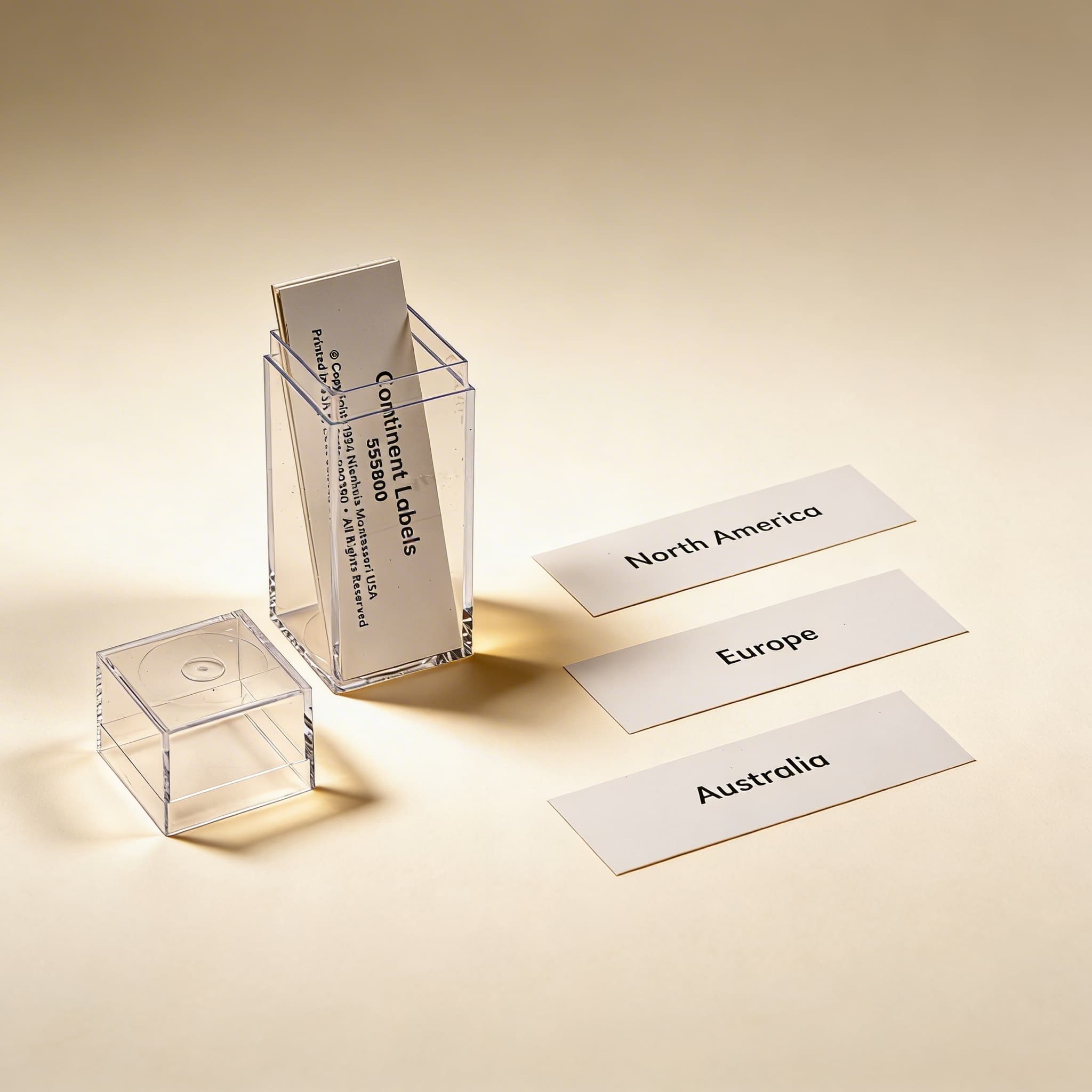 Kontinent: Popisky — Katalogový pohled